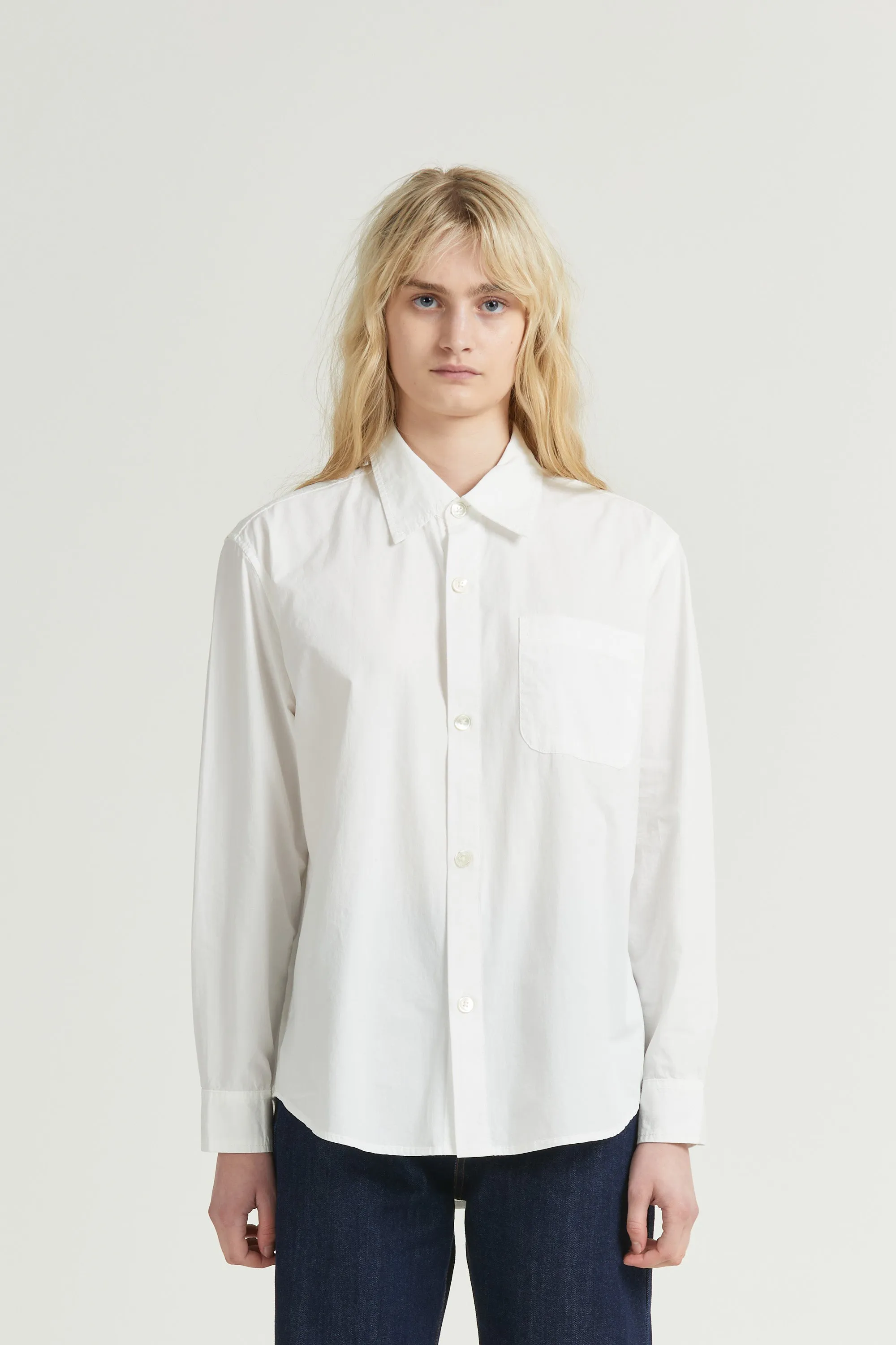 Women's Box Super Shirt, Poplin, White sold by Handsom product image thumbnail 2