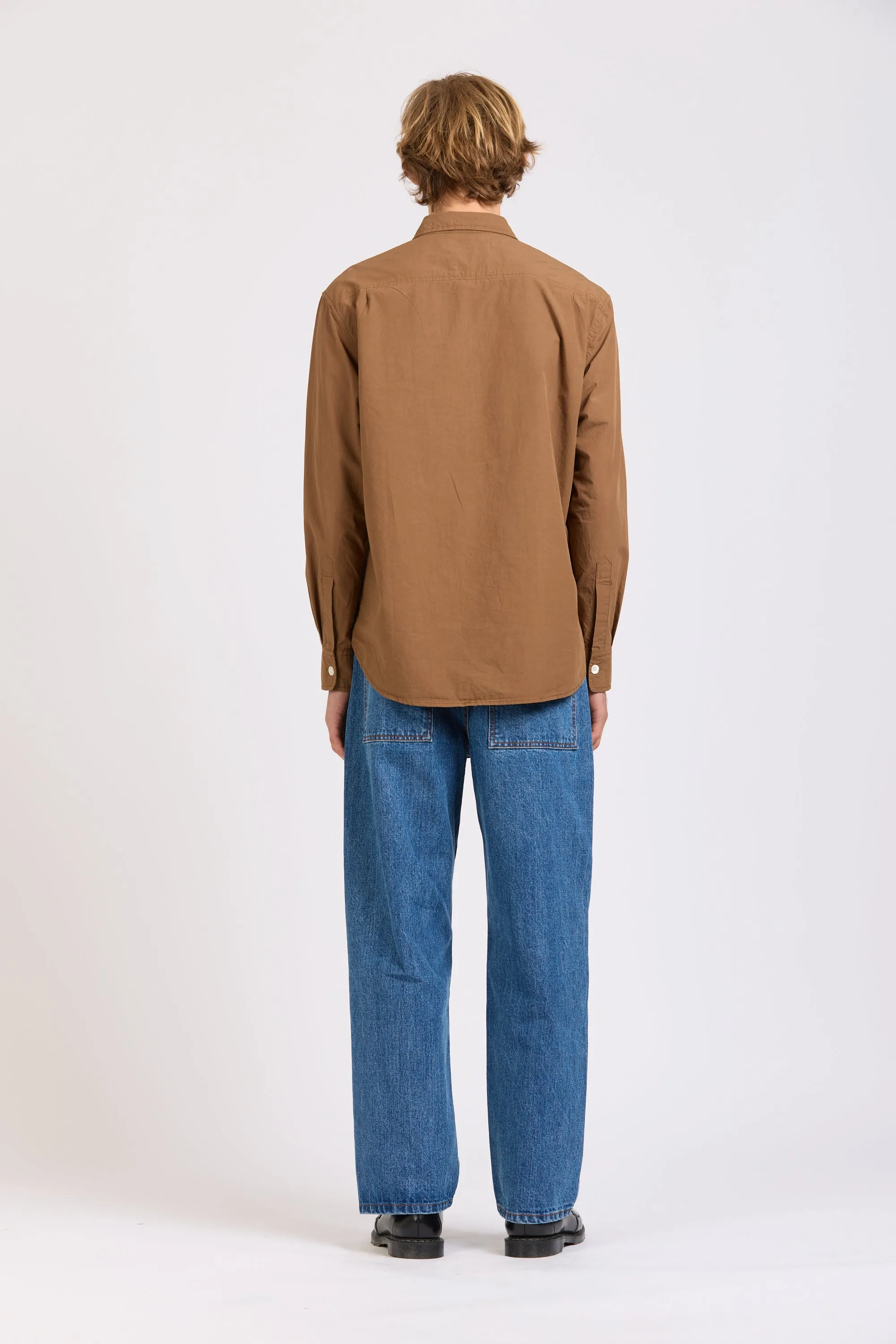 Men's Super Shirt, Poplin, Tan sold by Handsom product image thumbnail 4