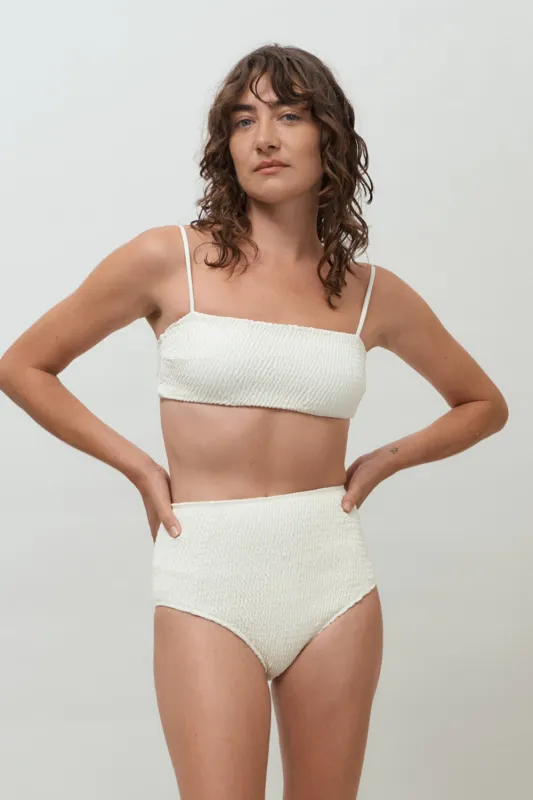 Santiago High Bottom, Cream sold by Handsom