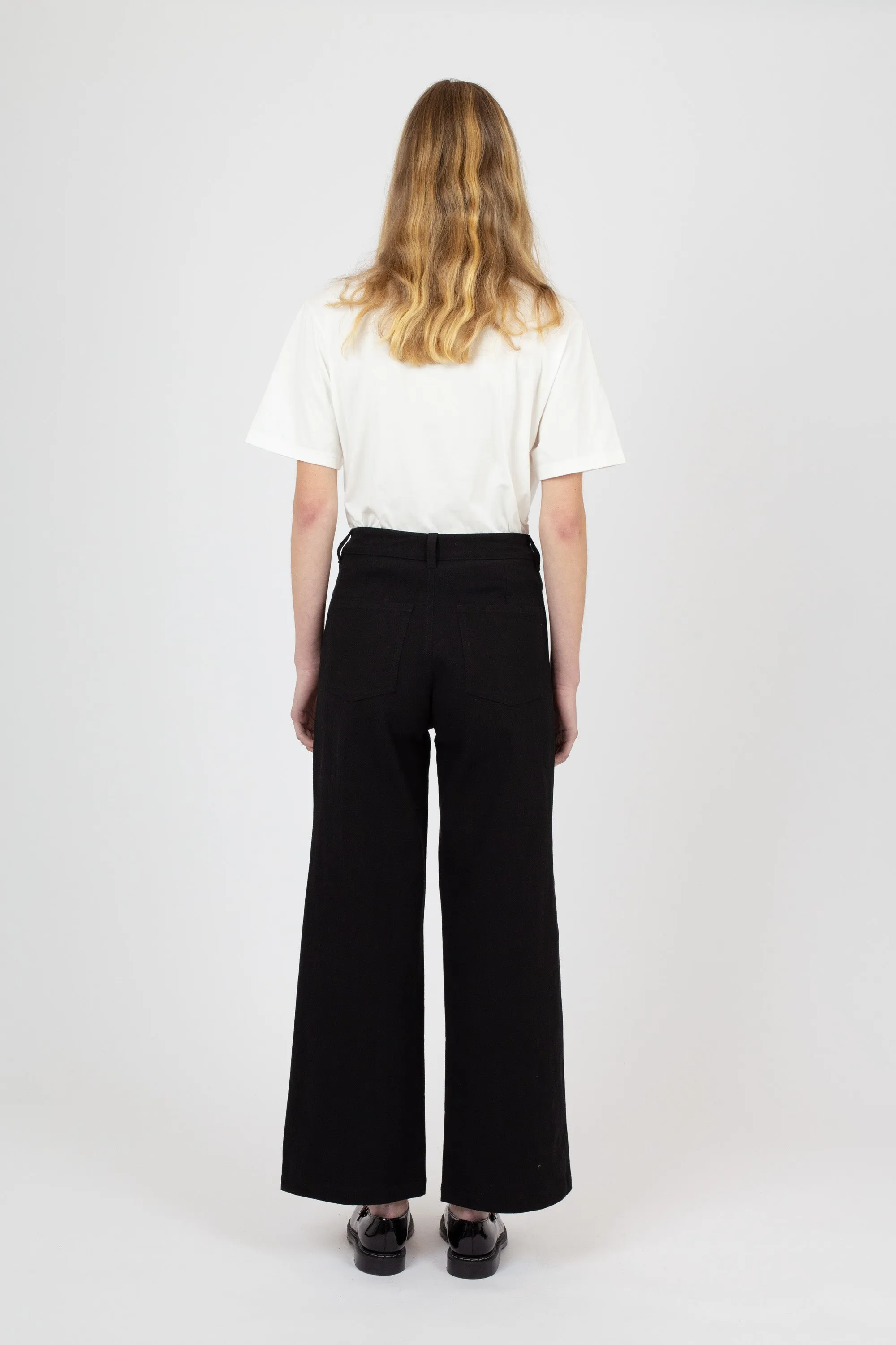 Harry Pant, Hachiko Black Linen sold by Handsom product image thumbnail 5