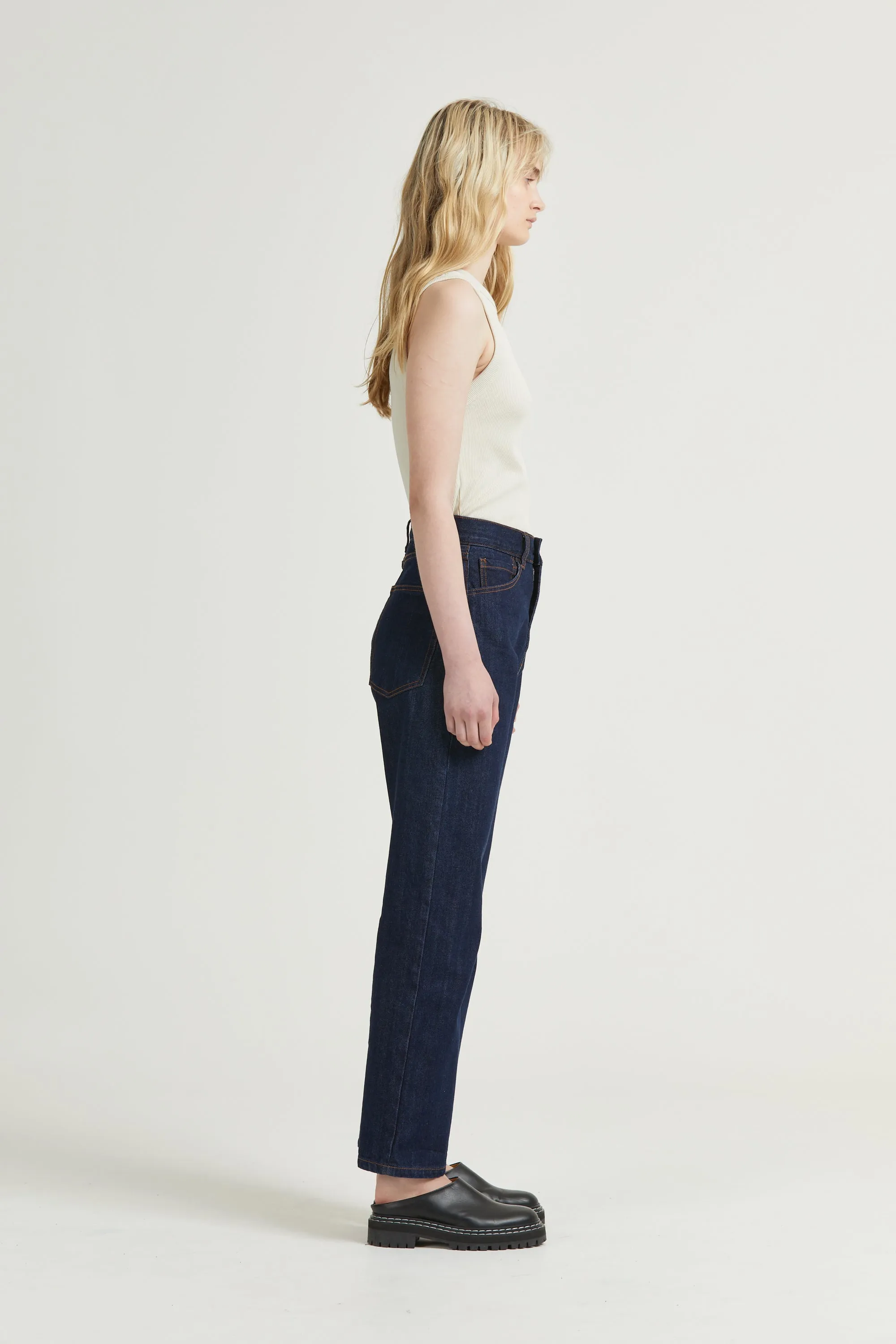 Straight Leg Selvedge Jean, Indigo sold by Handsom product image thumbnail 5