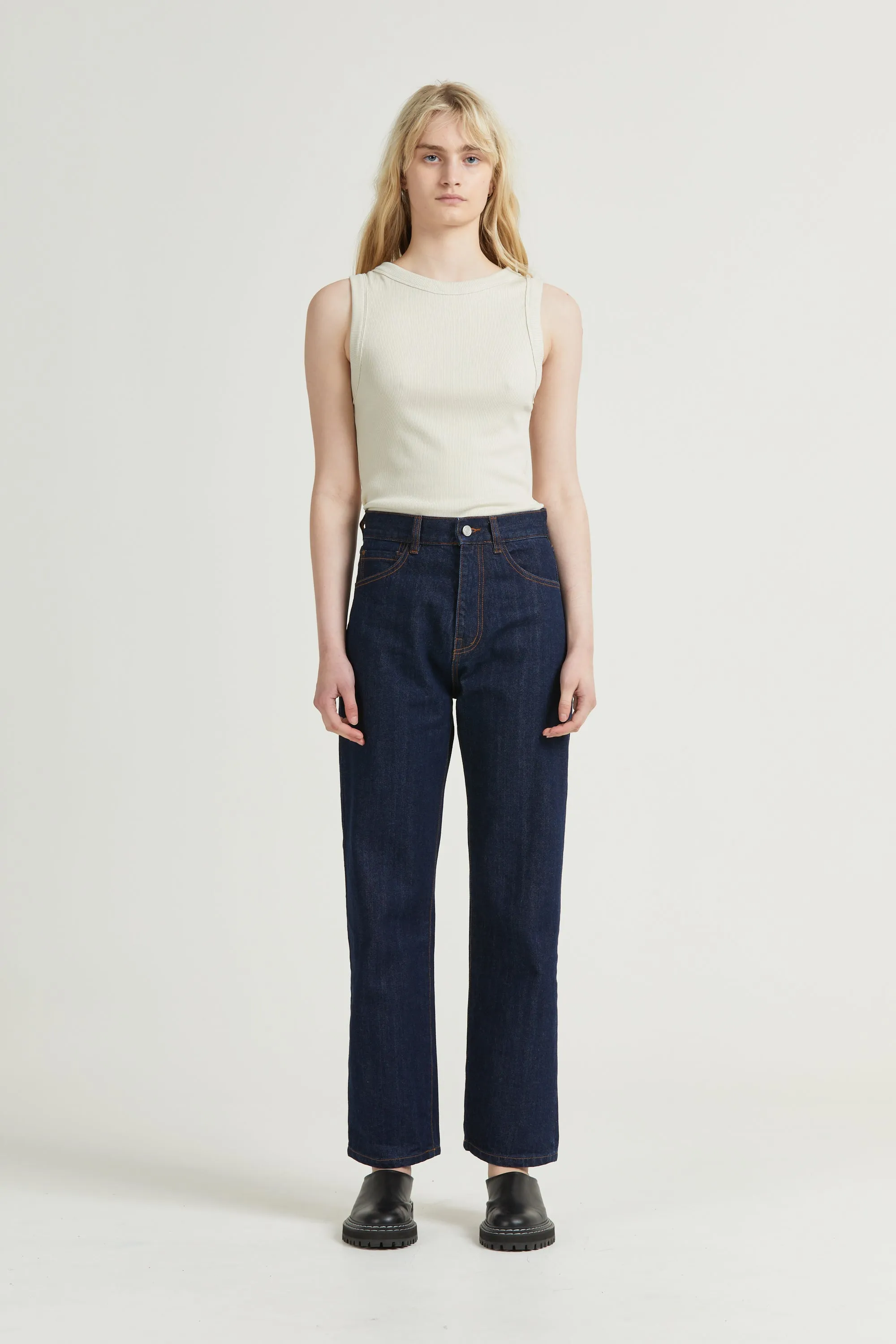 Straight Leg Selvedge Jean, Indigo sold by Handsom