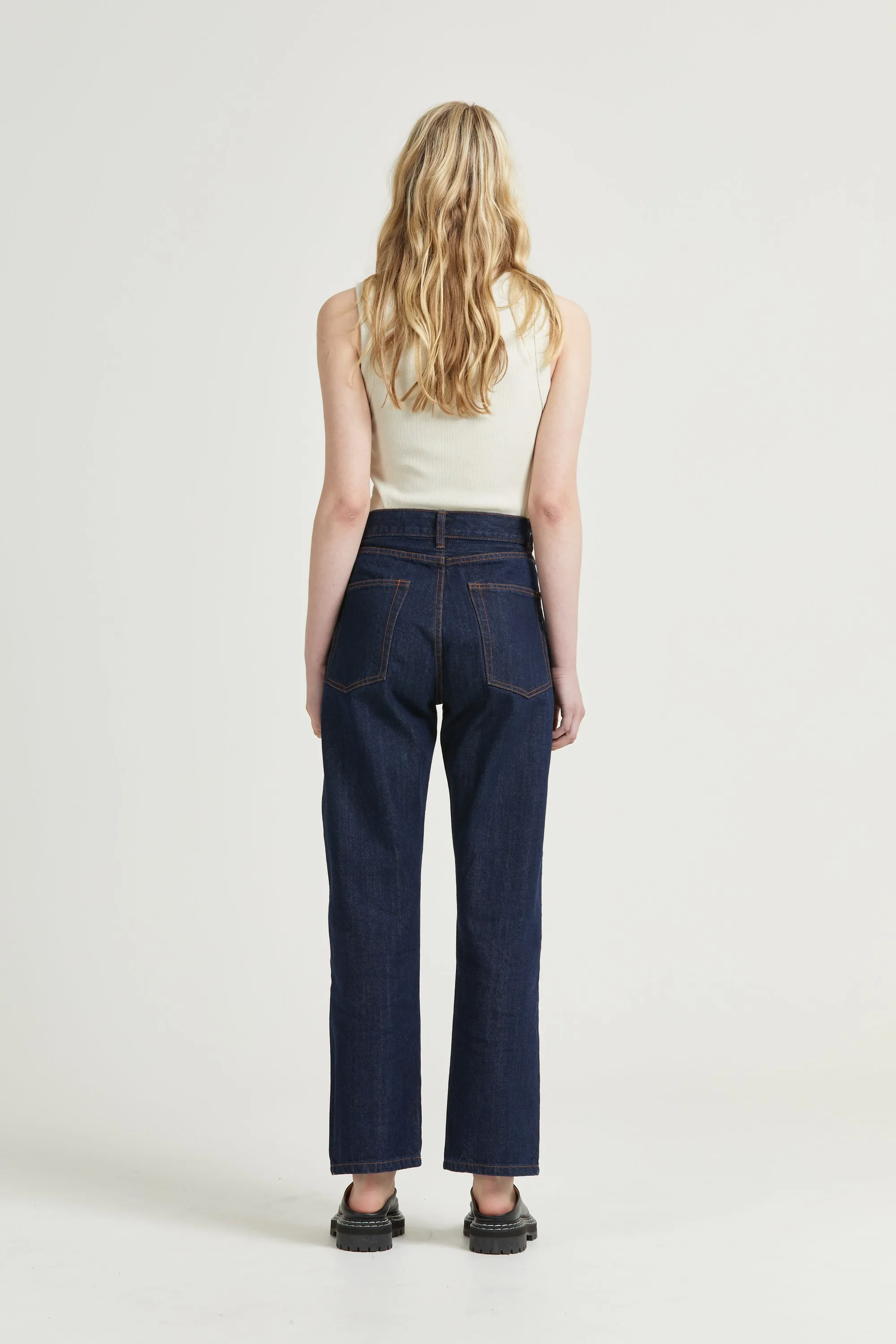 Straight Leg Selvedge Jean, Indigo sold by Handsom product image thumbnail 3