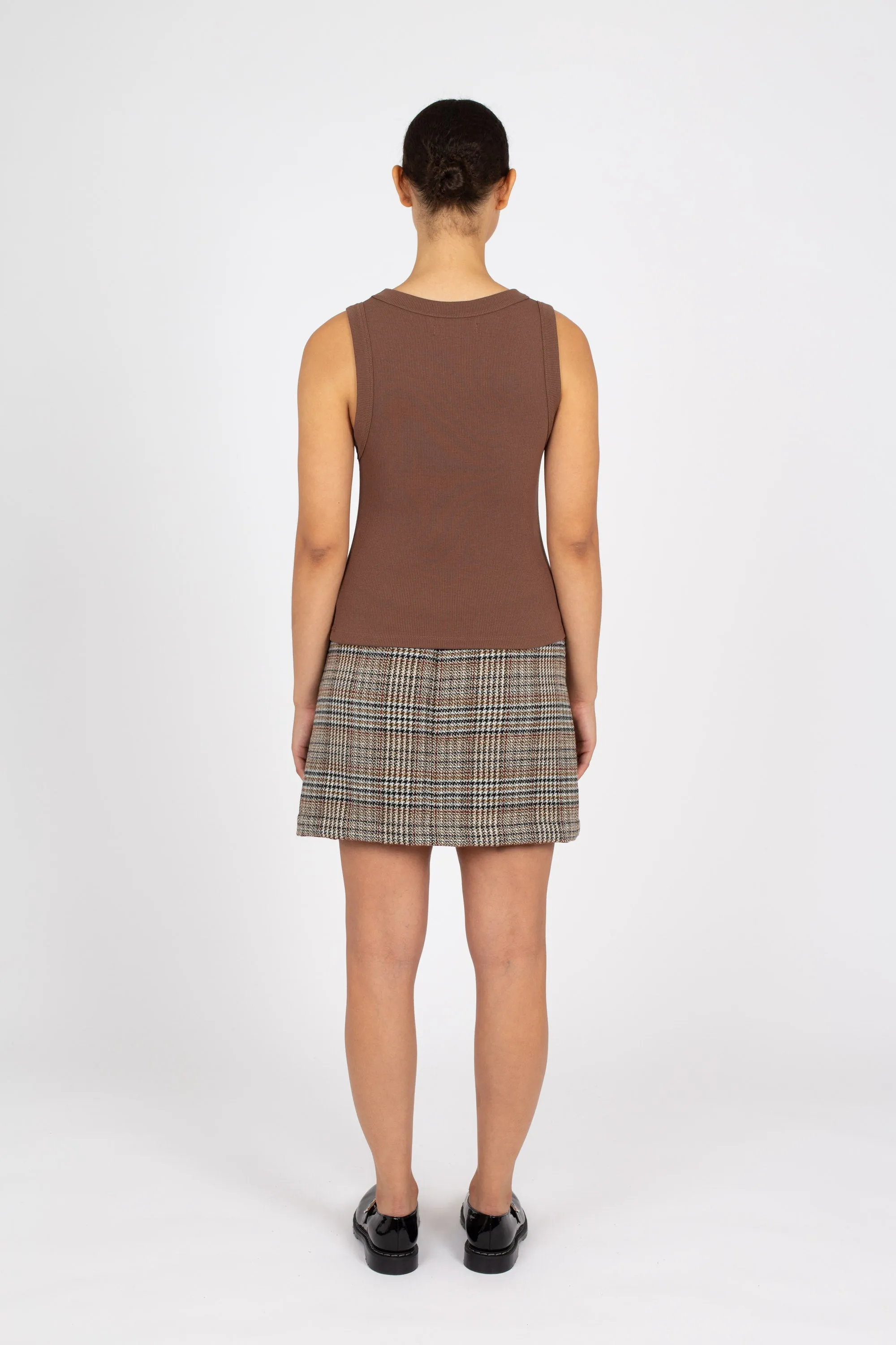 Sleeveless Boat Neck, Espresso sold by Handsom product image thumbnail 3