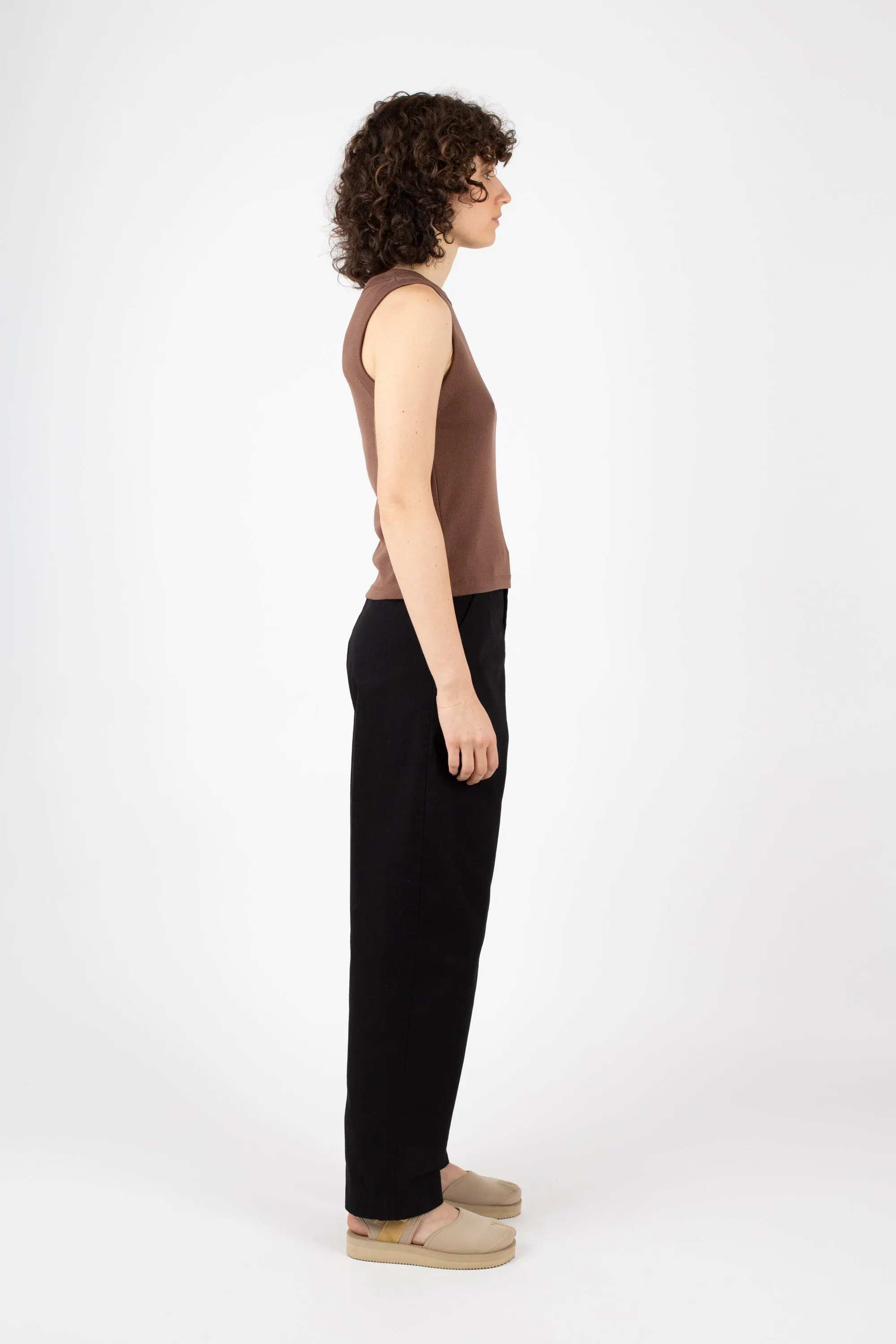 Sleeveless Boat Neck, Espresso sold by Handsom product image thumbnail 5