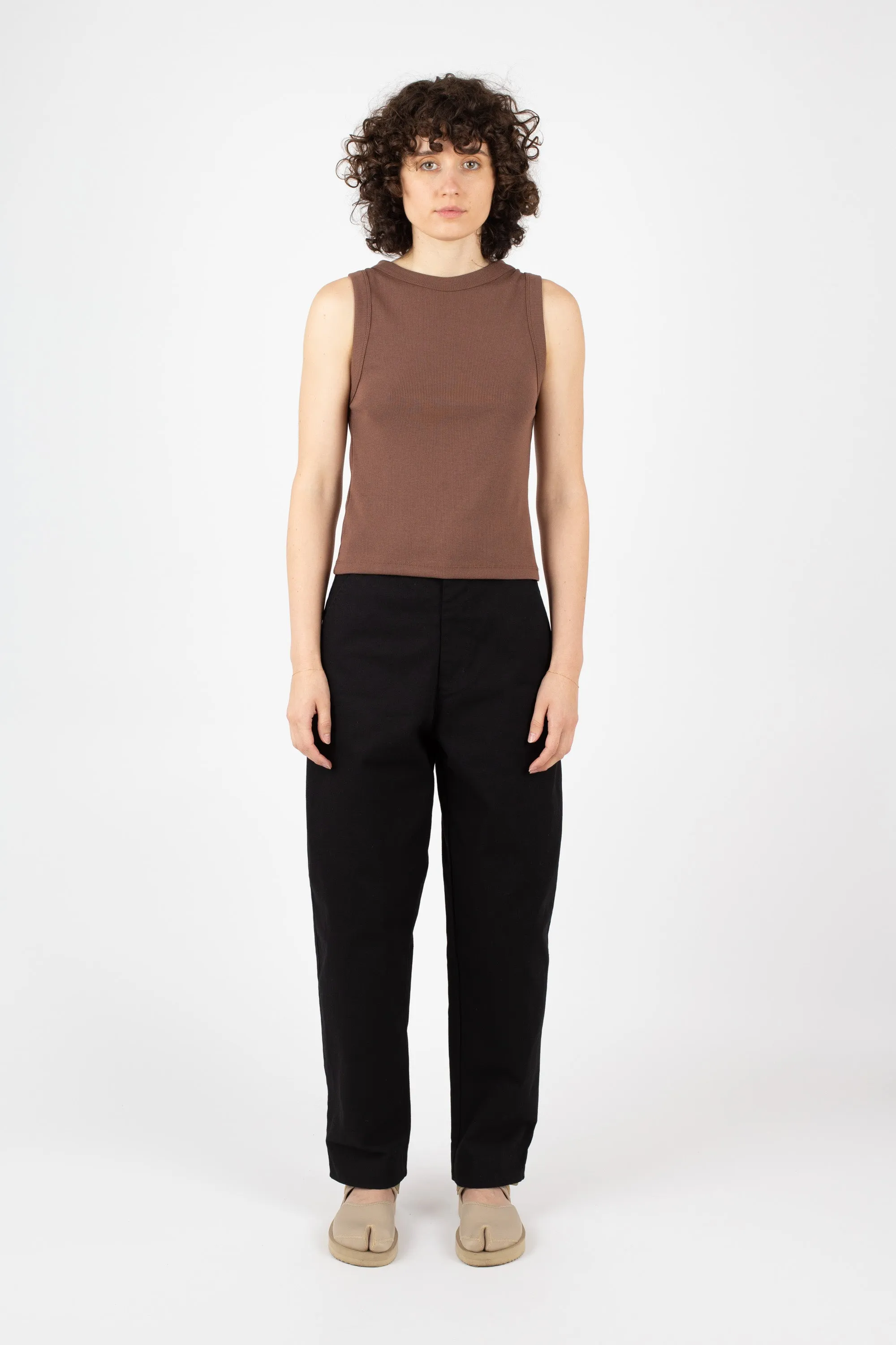 Sleeveless Boat Neck, Espresso sold by Handsom product image thumbnail 4