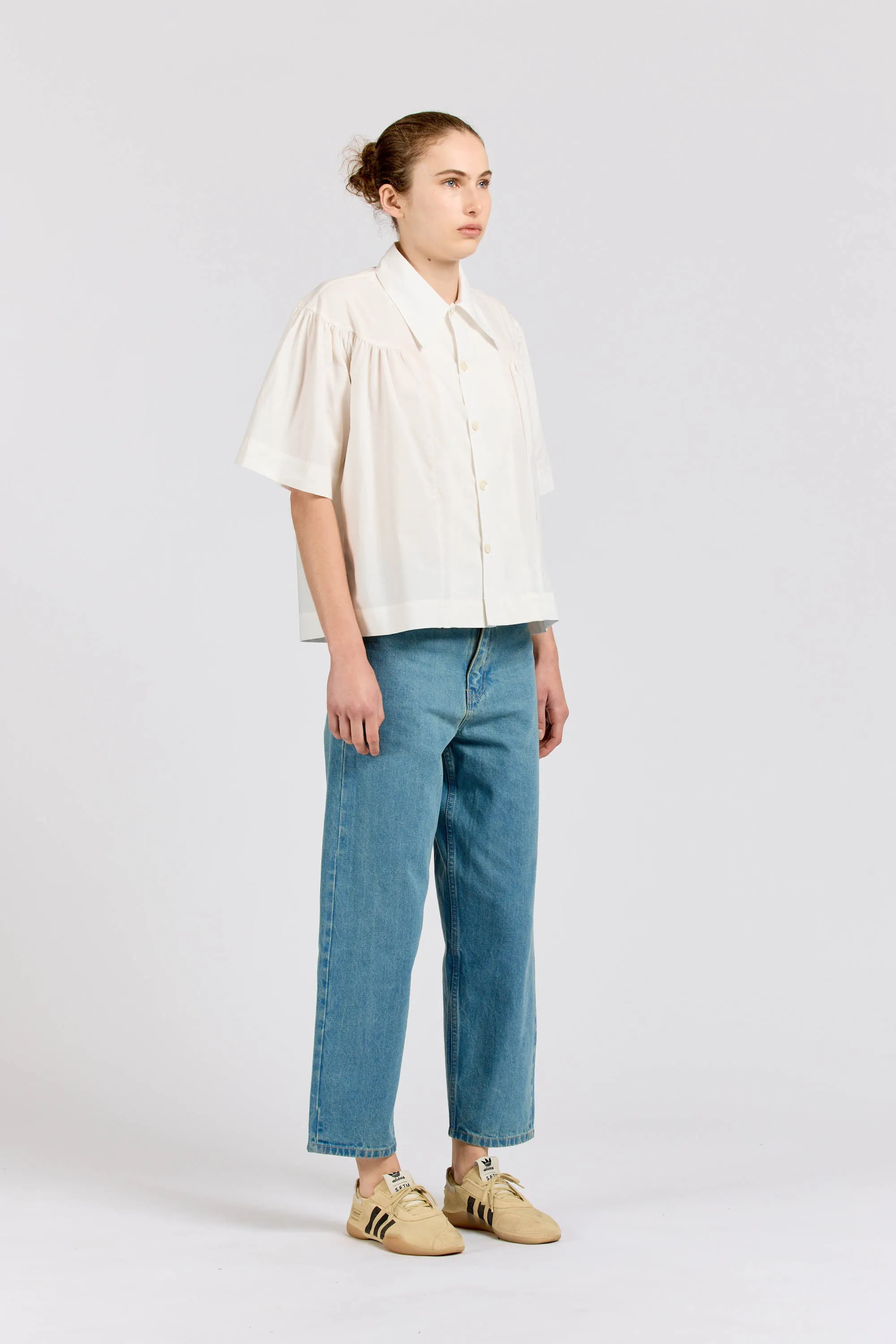 Moon Shirt Short Sleeve, Poplin, Off White sold by Handsom product image thumbnail 3