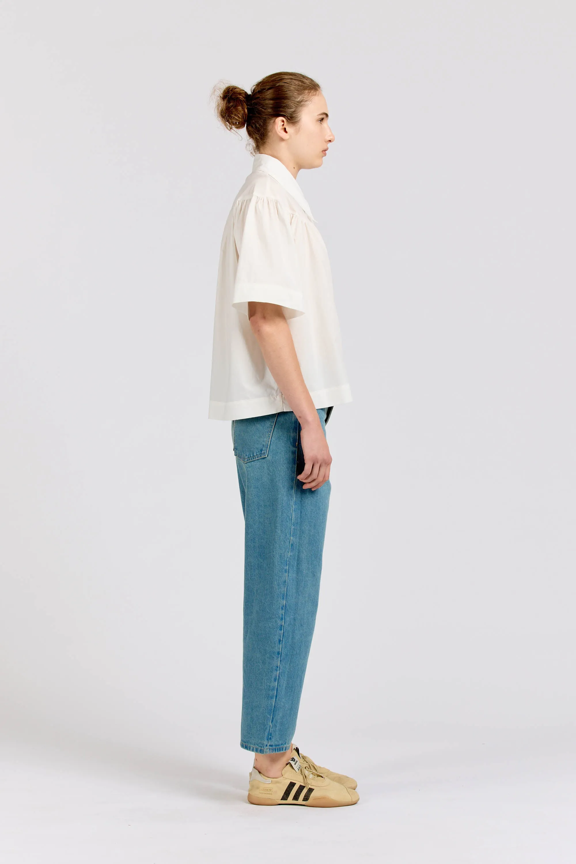 Moon Shirt Short Sleeve, Poplin, Off White sold by Handsom product image thumbnail 4