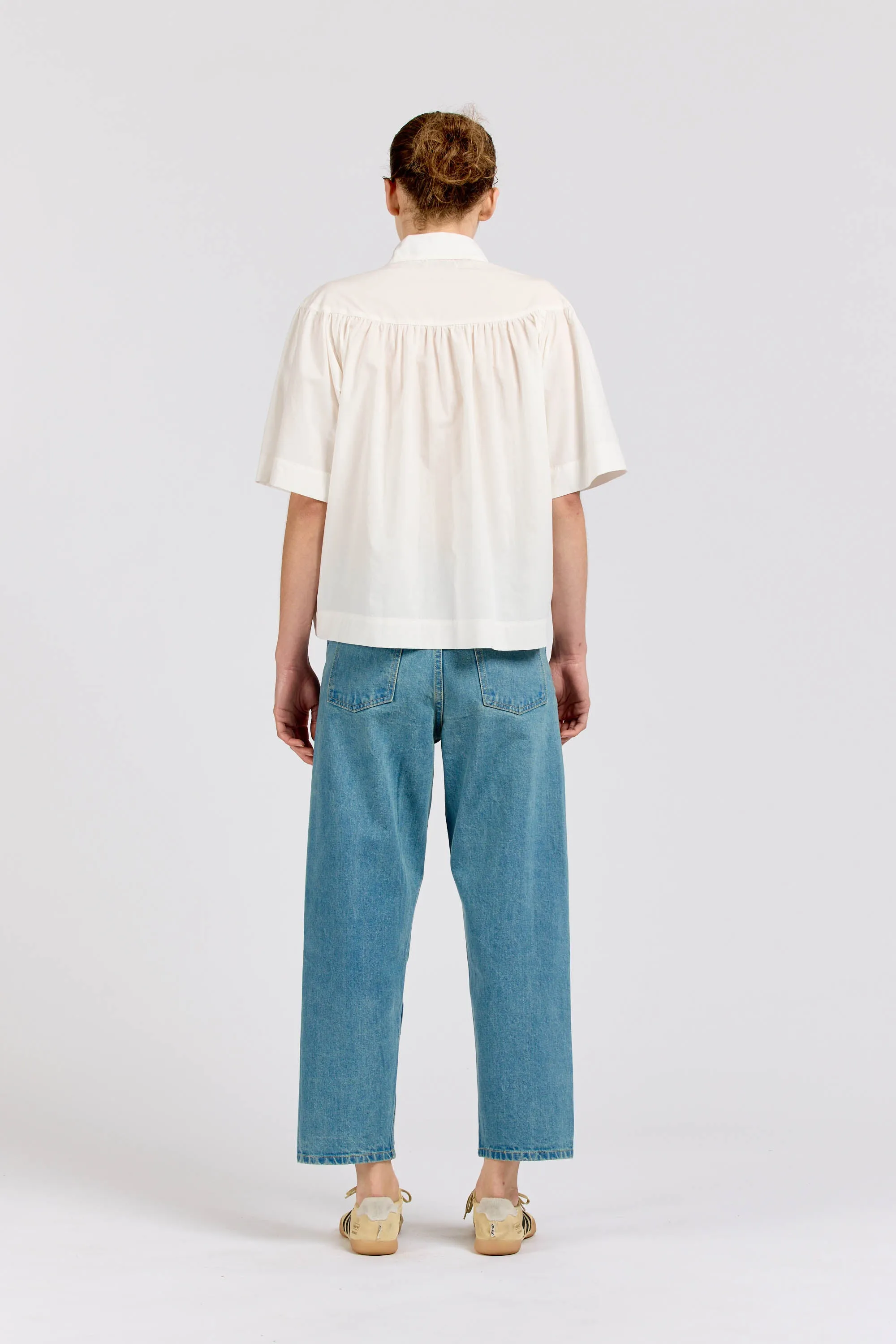 Moon Shirt Short Sleeve, Poplin, Off White sold by Handsom product image thumbnail 5