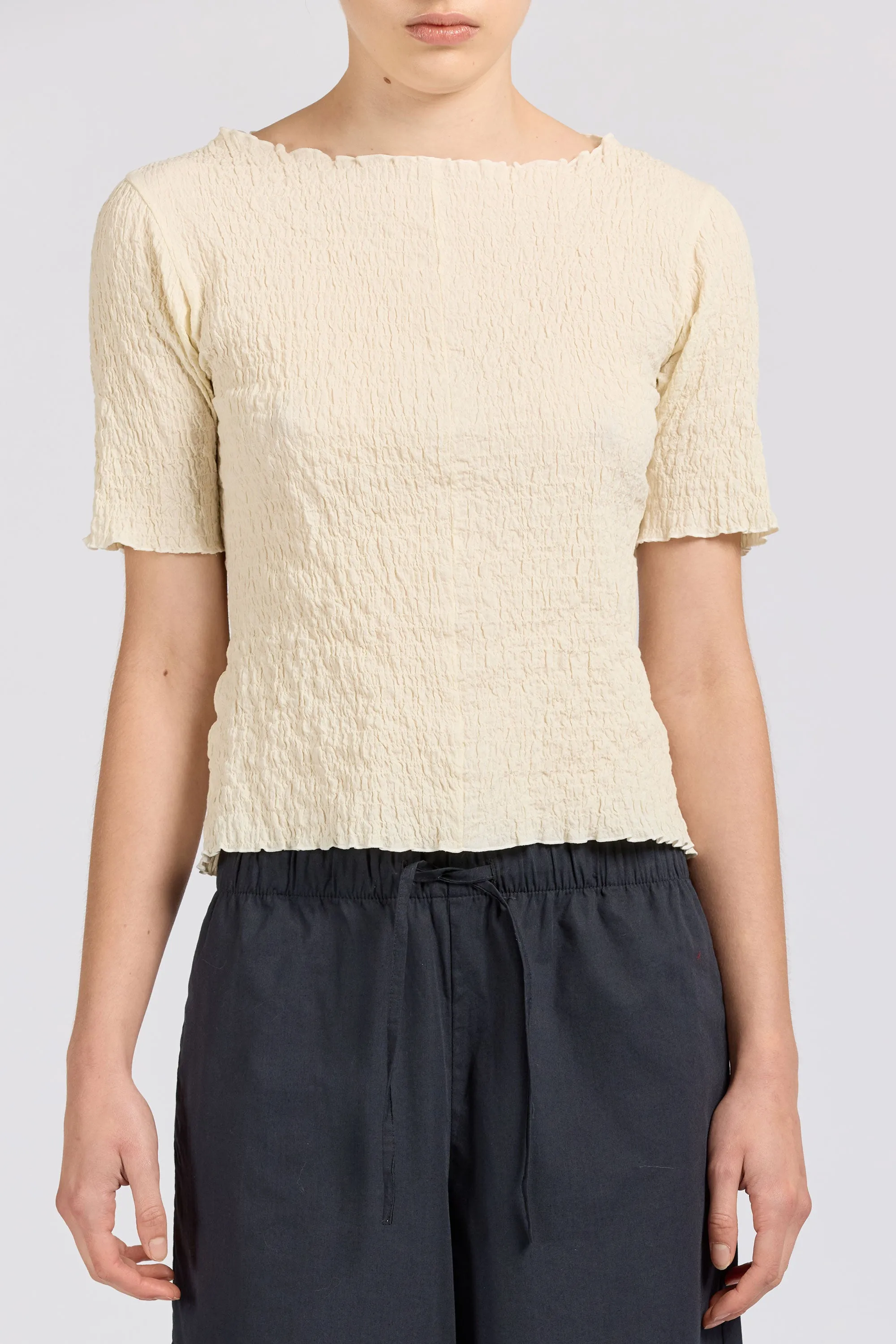 Crush Top, Ecru sold by Handsom product image thumbnail 2