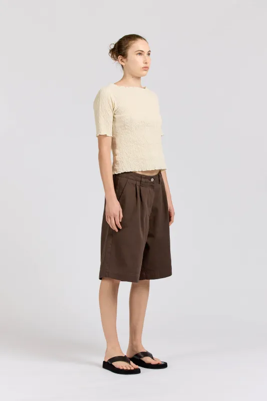 Crush Top, Ecru sold by Handsom