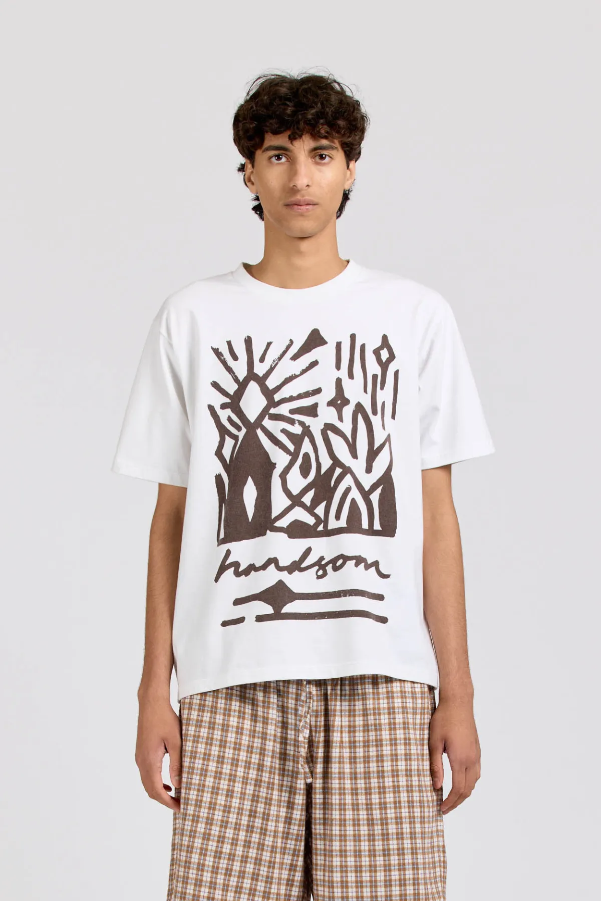 Handsom Frame Tee, Espresso Print sold by Handsom