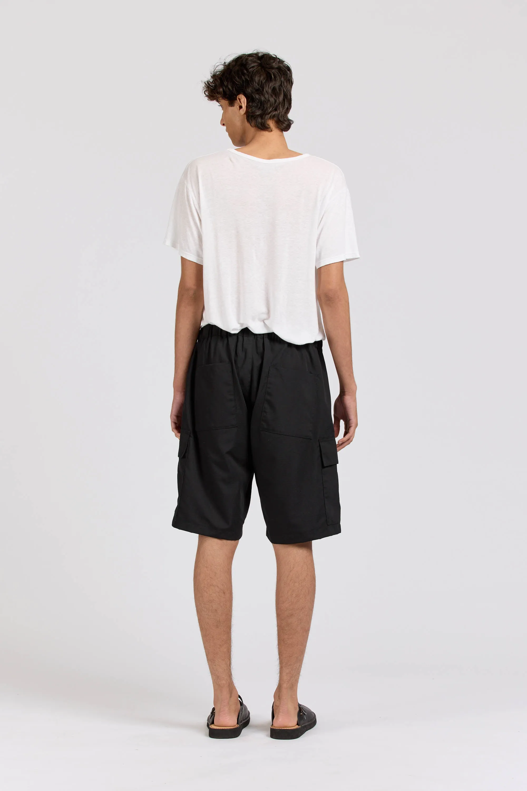 Cargo Shorts, Ripstop, Black sold by Handsom product image thumbnail 4