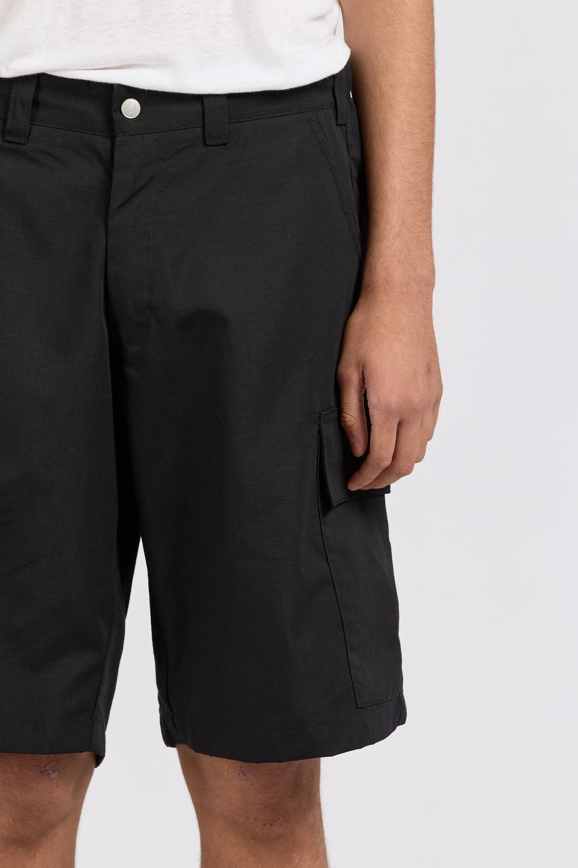 Cargo Shorts, Ripstop, Black sold by Handsom product image thumbnail 5