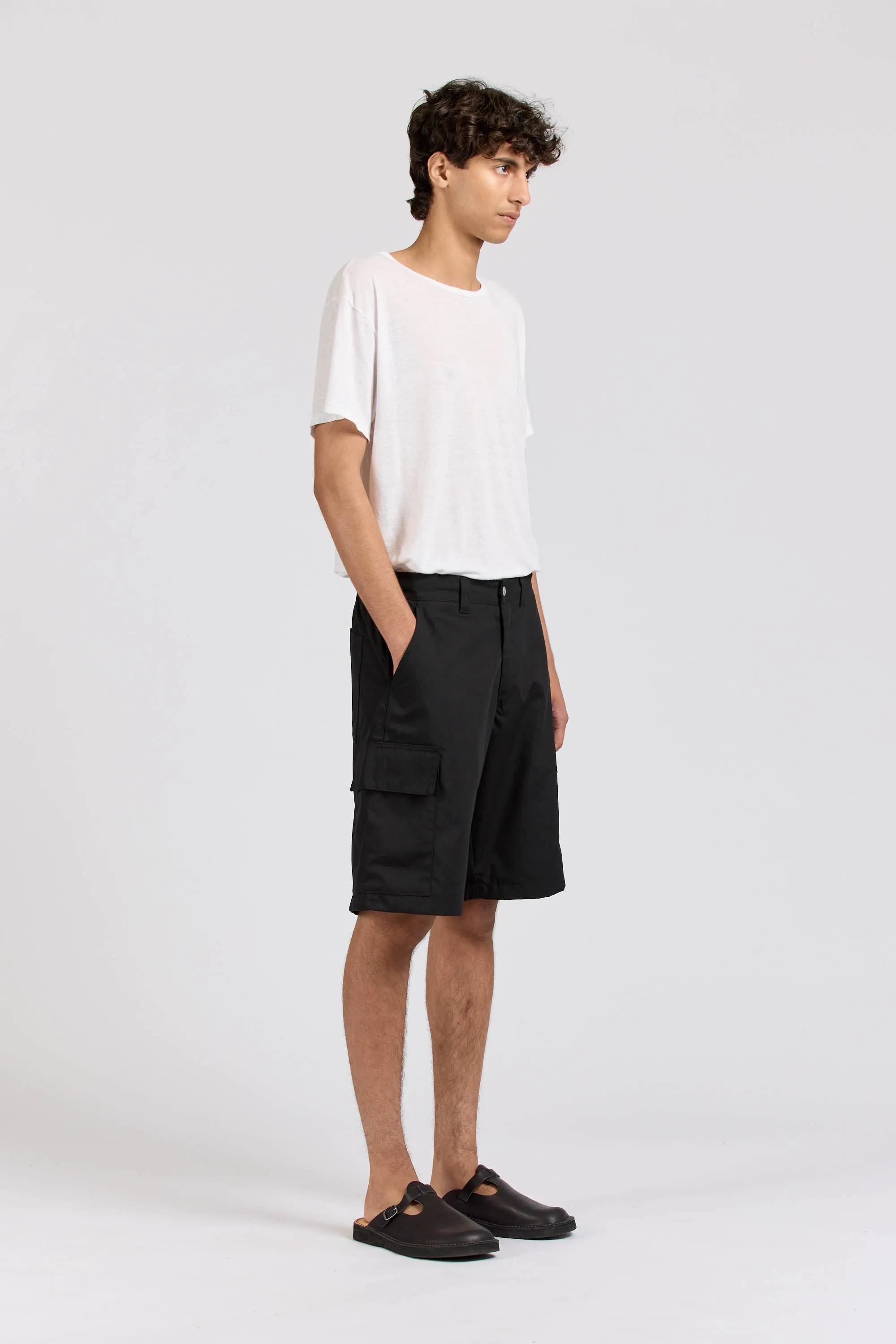 Cargo Shorts, Ripstop, Black sold by Handsom product image thumbnail 2