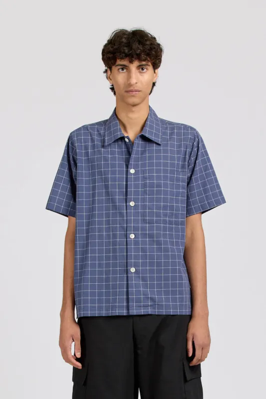 Box Shirt Short Sleeve, Square Check (RESTOCKING end of DECEMBER) sold by Handsom