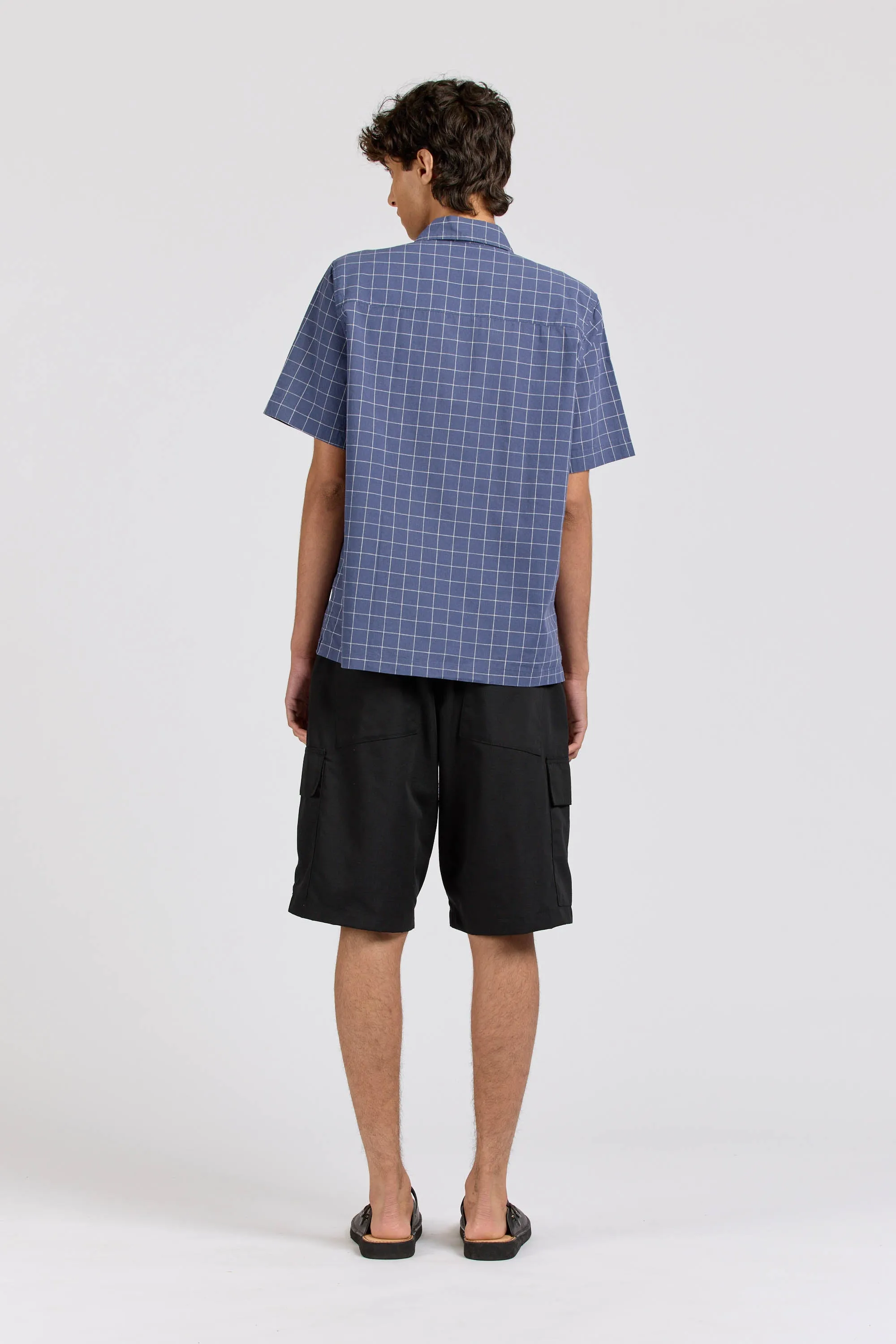 Box Shirt Short Sleeve, Square Check (RESTOCKING end of DECEMBER) sold by Handsom product image thumbnail 5