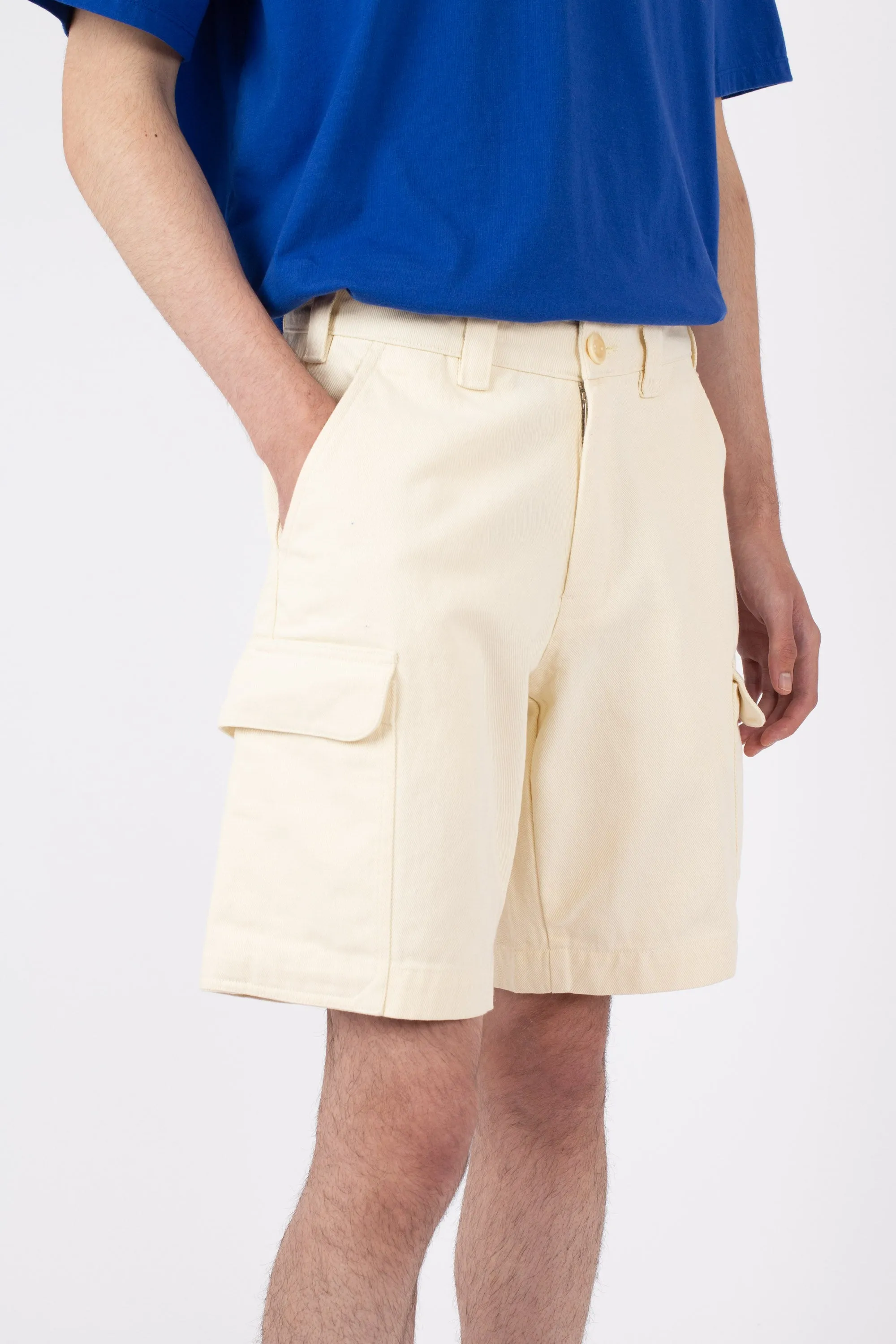 Cargo Shorts, Ecru sold by Handsom product image thumbnail 5
