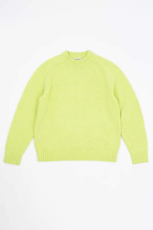Chunky Crew Knit, Lime sold by Handsom