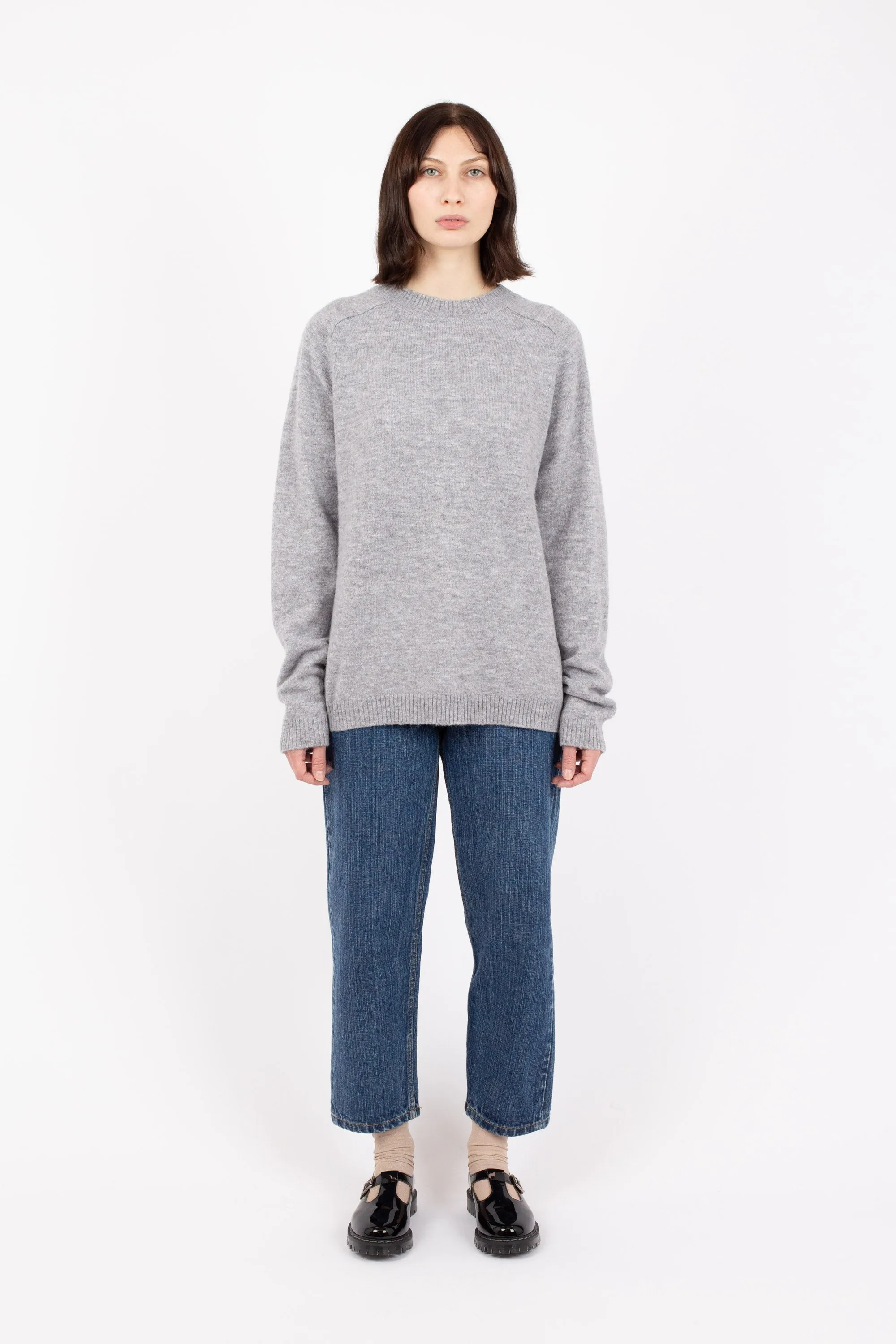 Alpaca Fuzzy Crew, Grey Marle sold by Handsom product image thumbnail 3