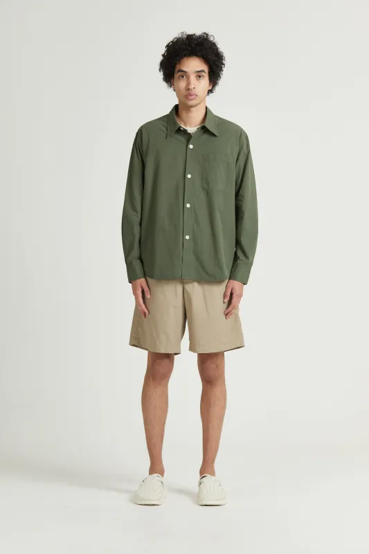 Men's Super Shirt, Poplin, Sage sold by Handsom