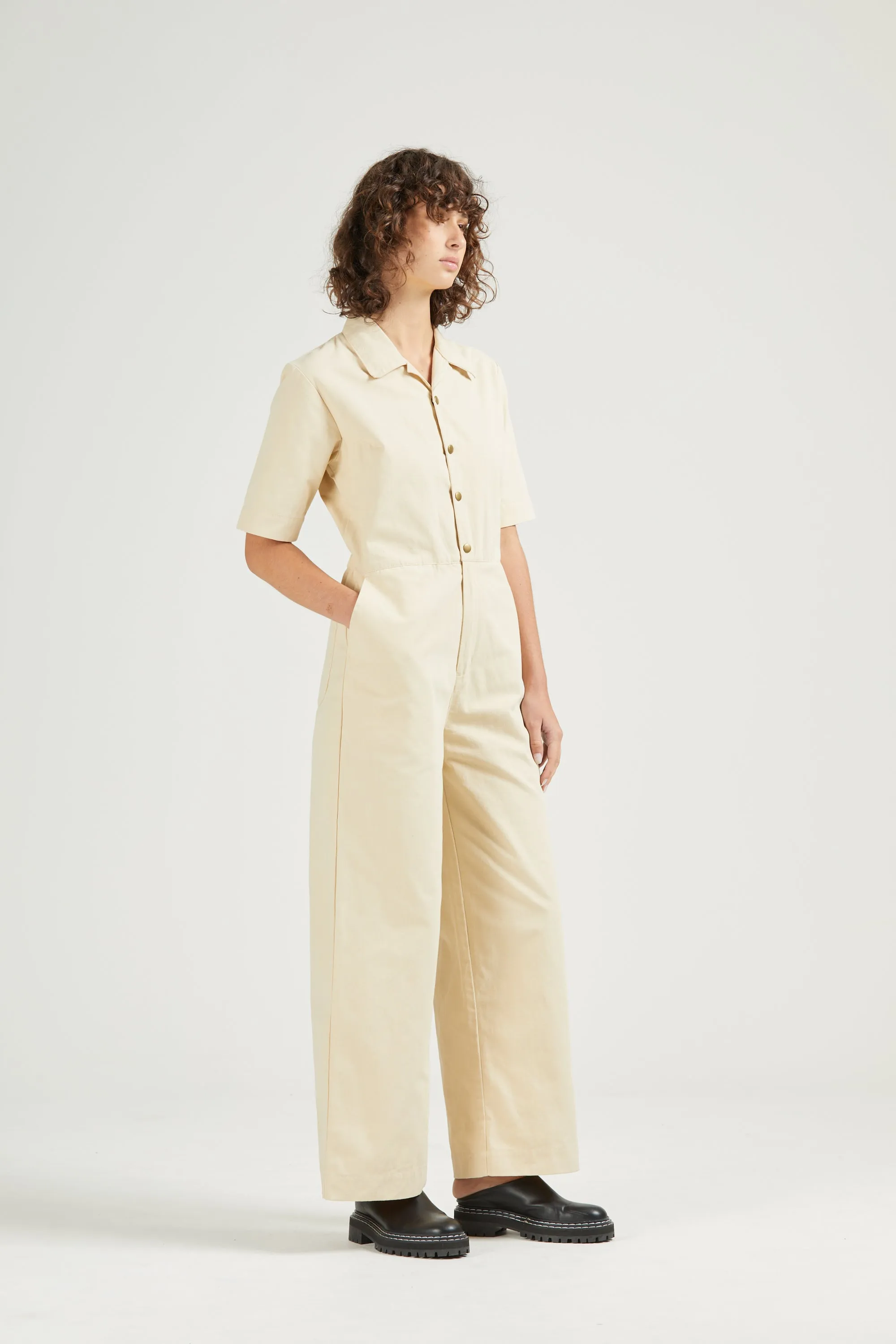 Aspect Jumpsuit, Ecru sold by Handsom product image thumbnail 4