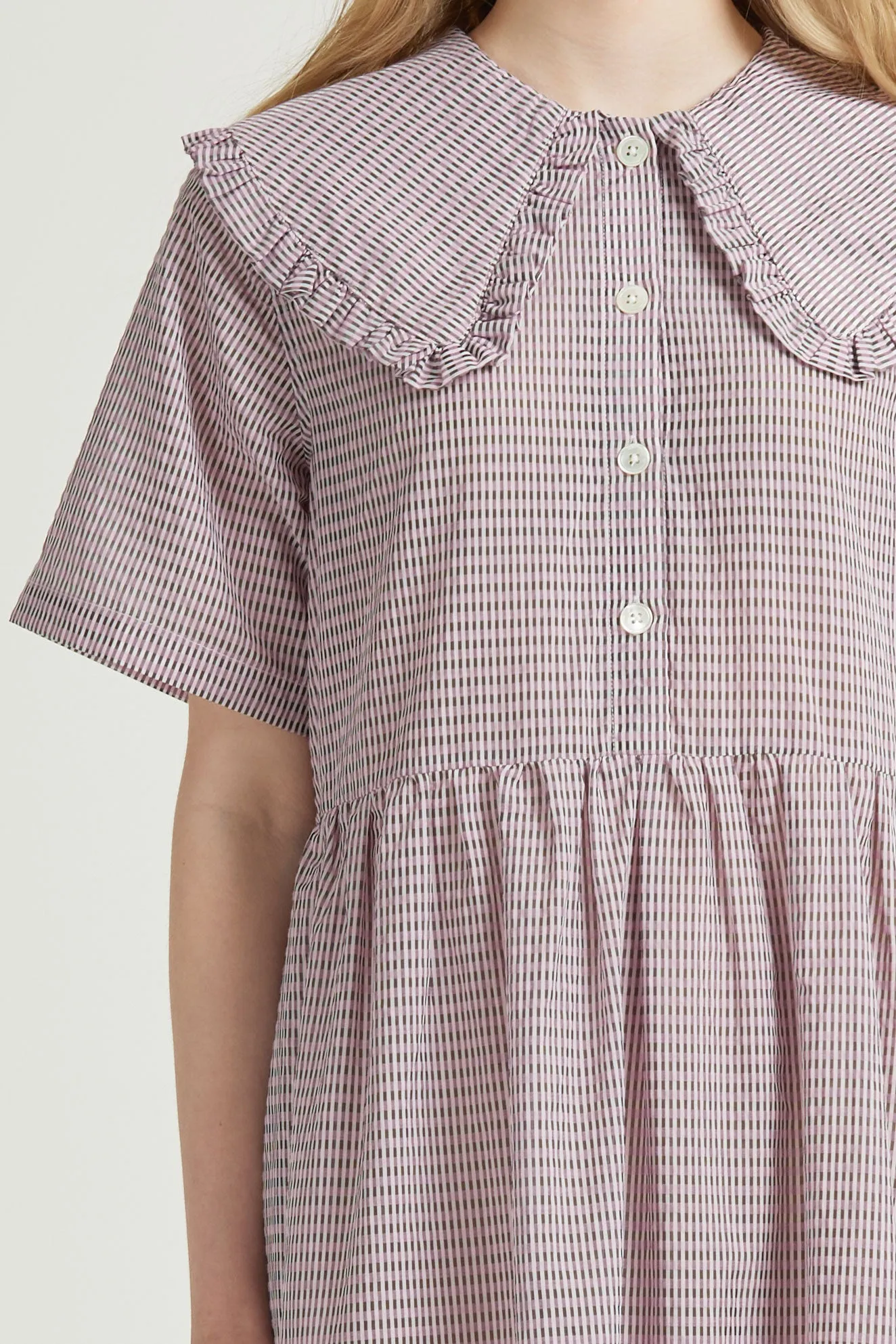 Big Frill Midi, Lotus Check sold by Handsom product image thumbnail 2