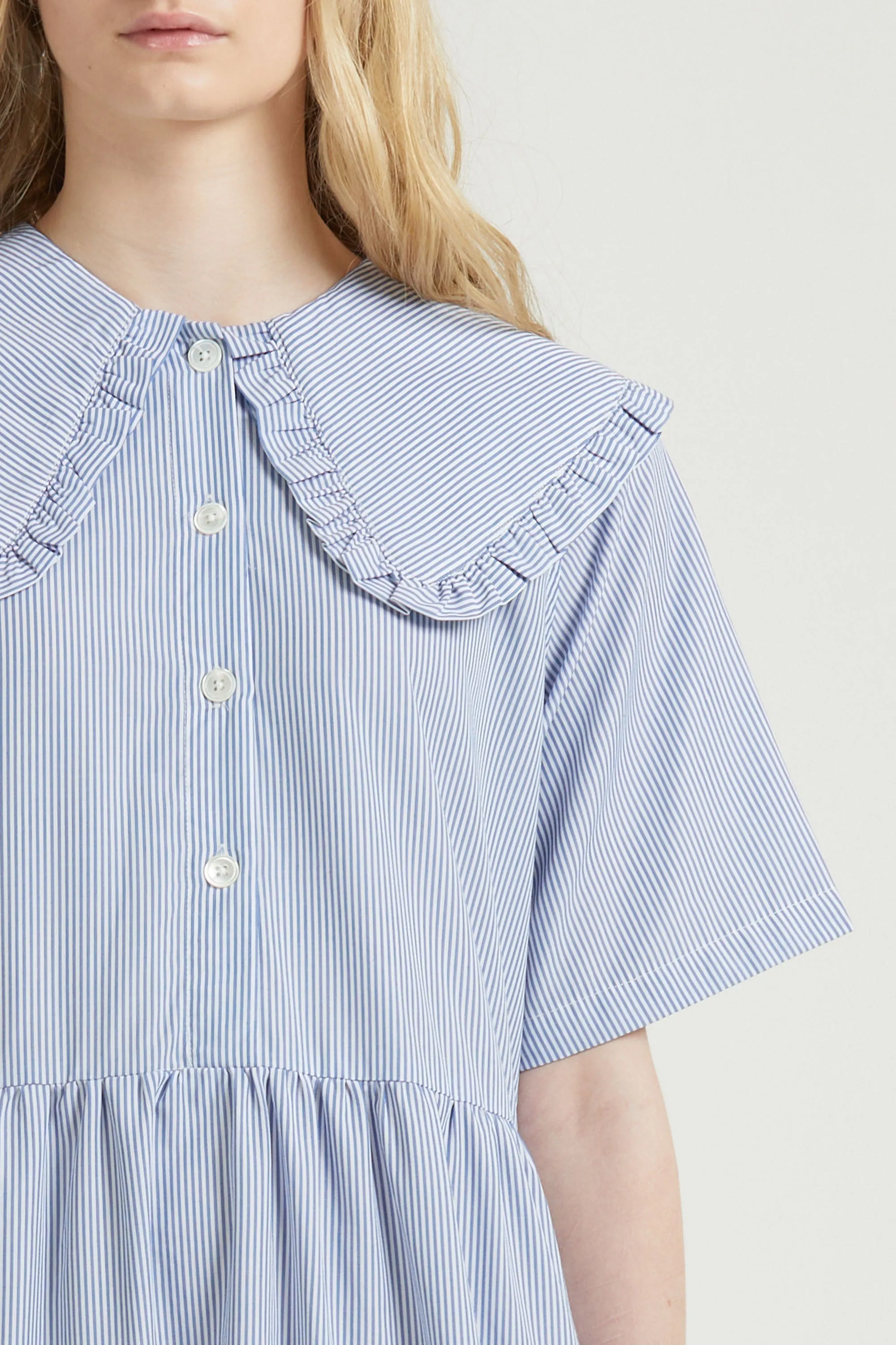 Big Frill Midi, Bamboo Stripe, Blue sold by Handsom product image thumbnail 2