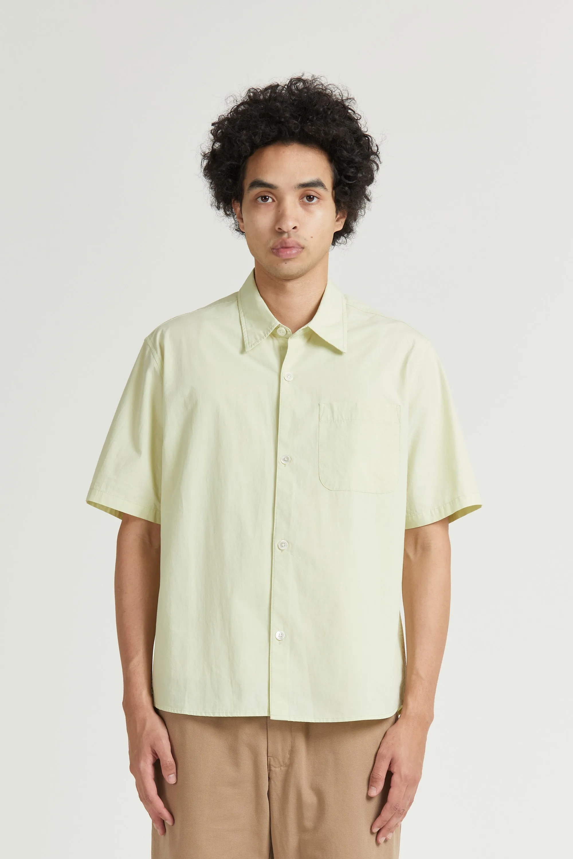 Men's Super Shirt SS, Poplin, Sherbet sold by Handsom product image thumbnail 2