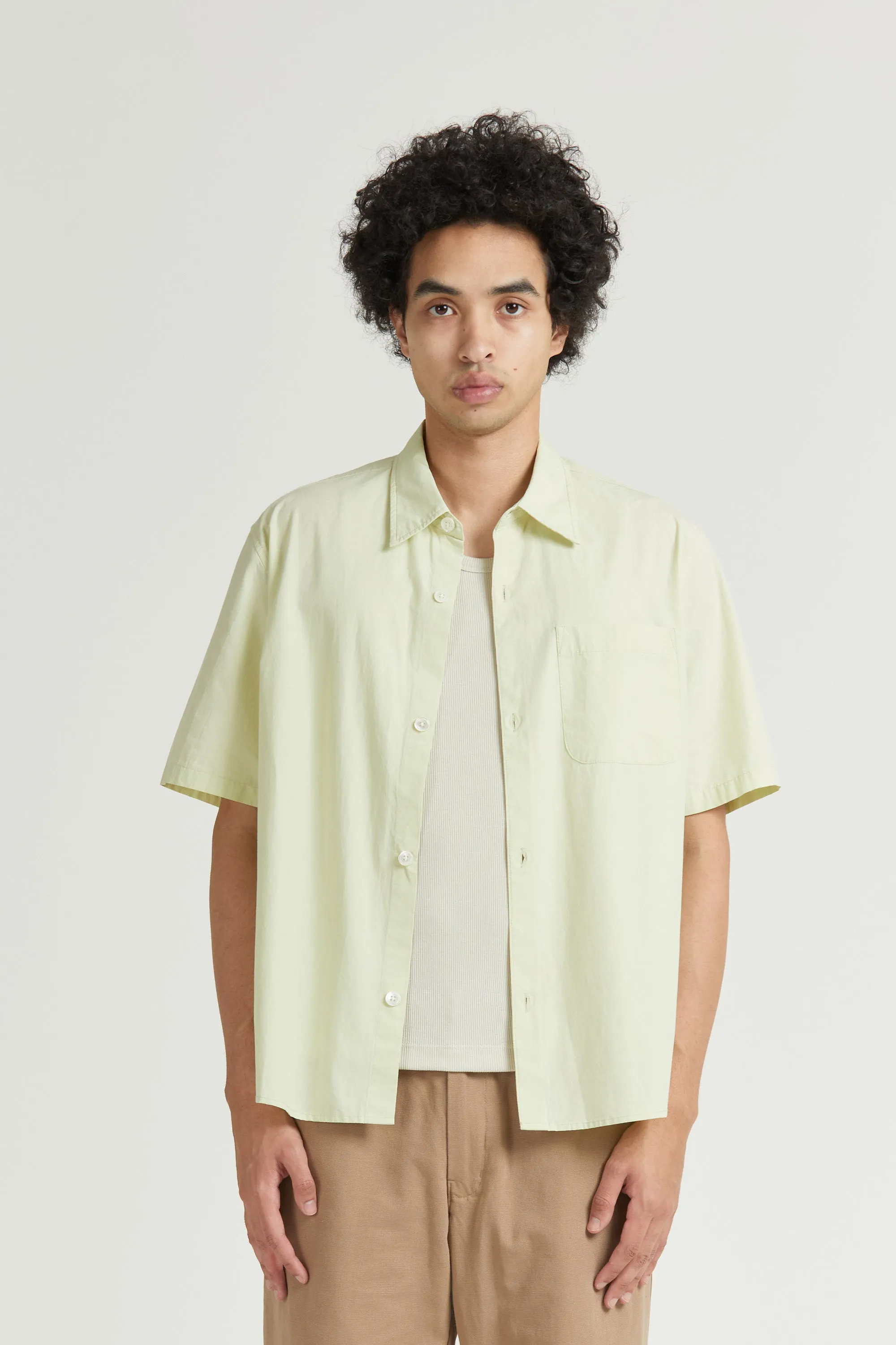 Men's Super Shirt SS, Poplin, Sherbet sold by Handsom product image thumbnail 3