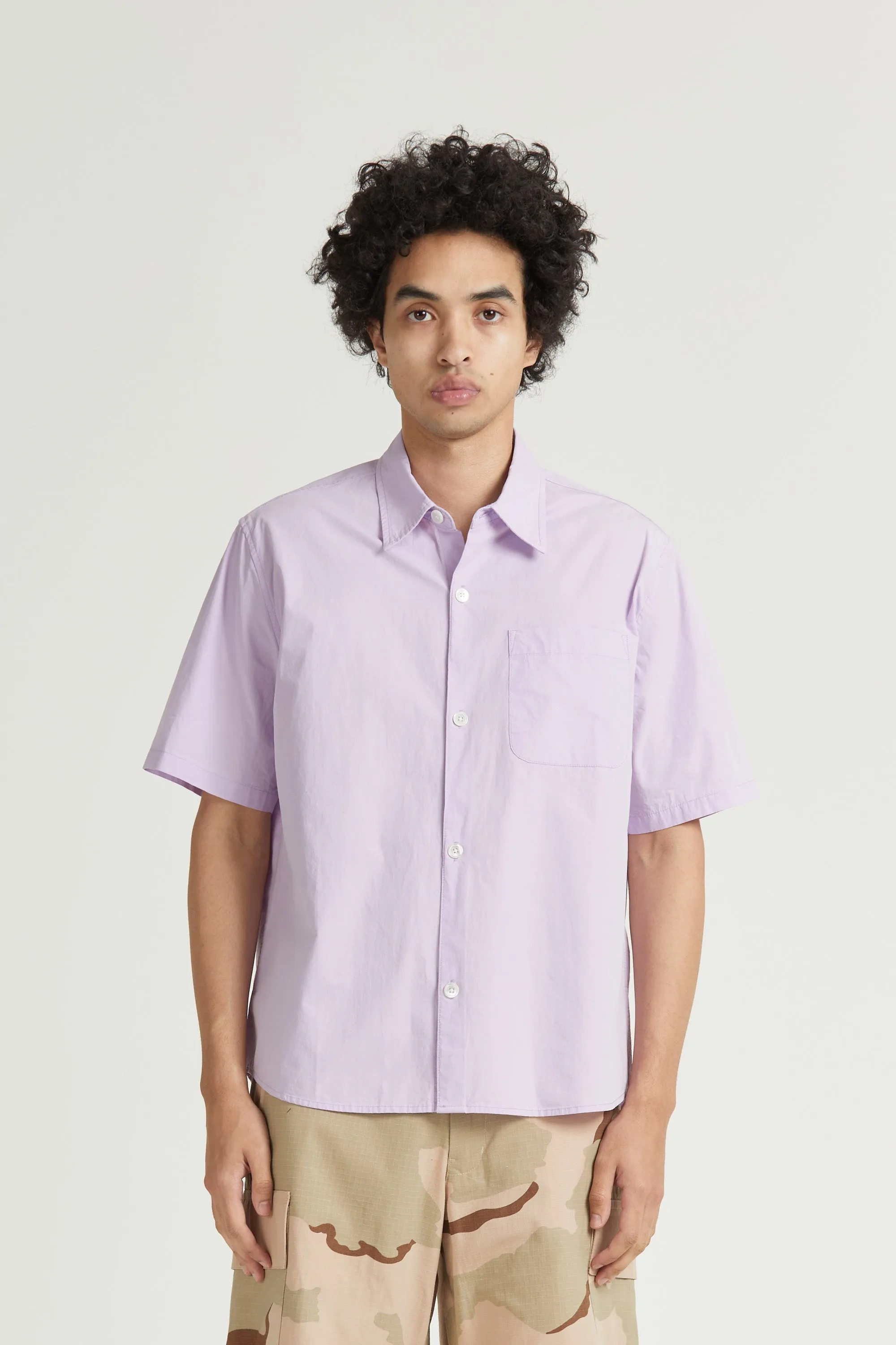 Men's Super Shirt SS, Poplin, Lotus sold by Handsom product image thumbnail 4