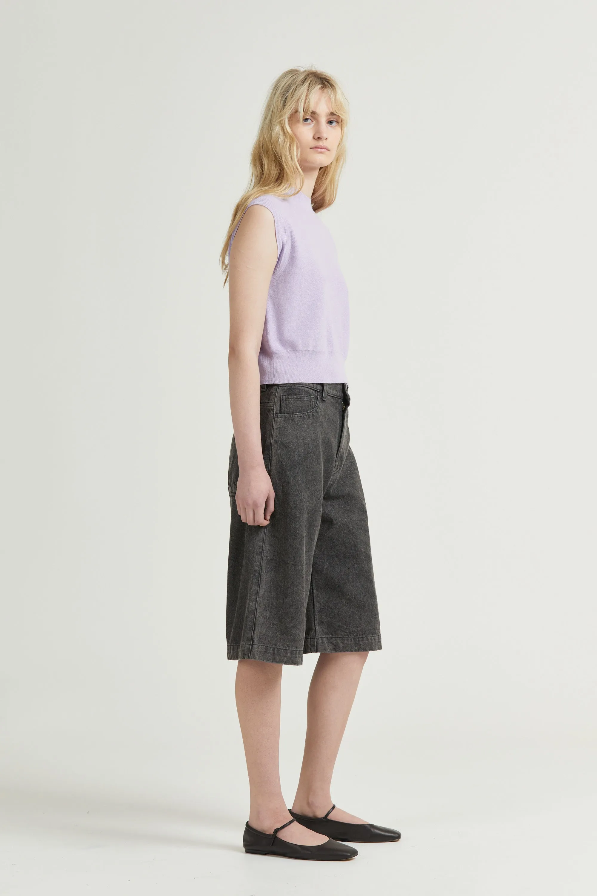 Silk Crew Vest, Lotus sold by Handsom product image thumbnail 3