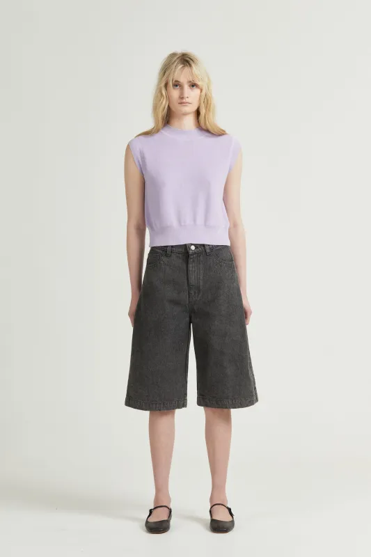 Silk Crew Vest, Lotus sold by Handsom