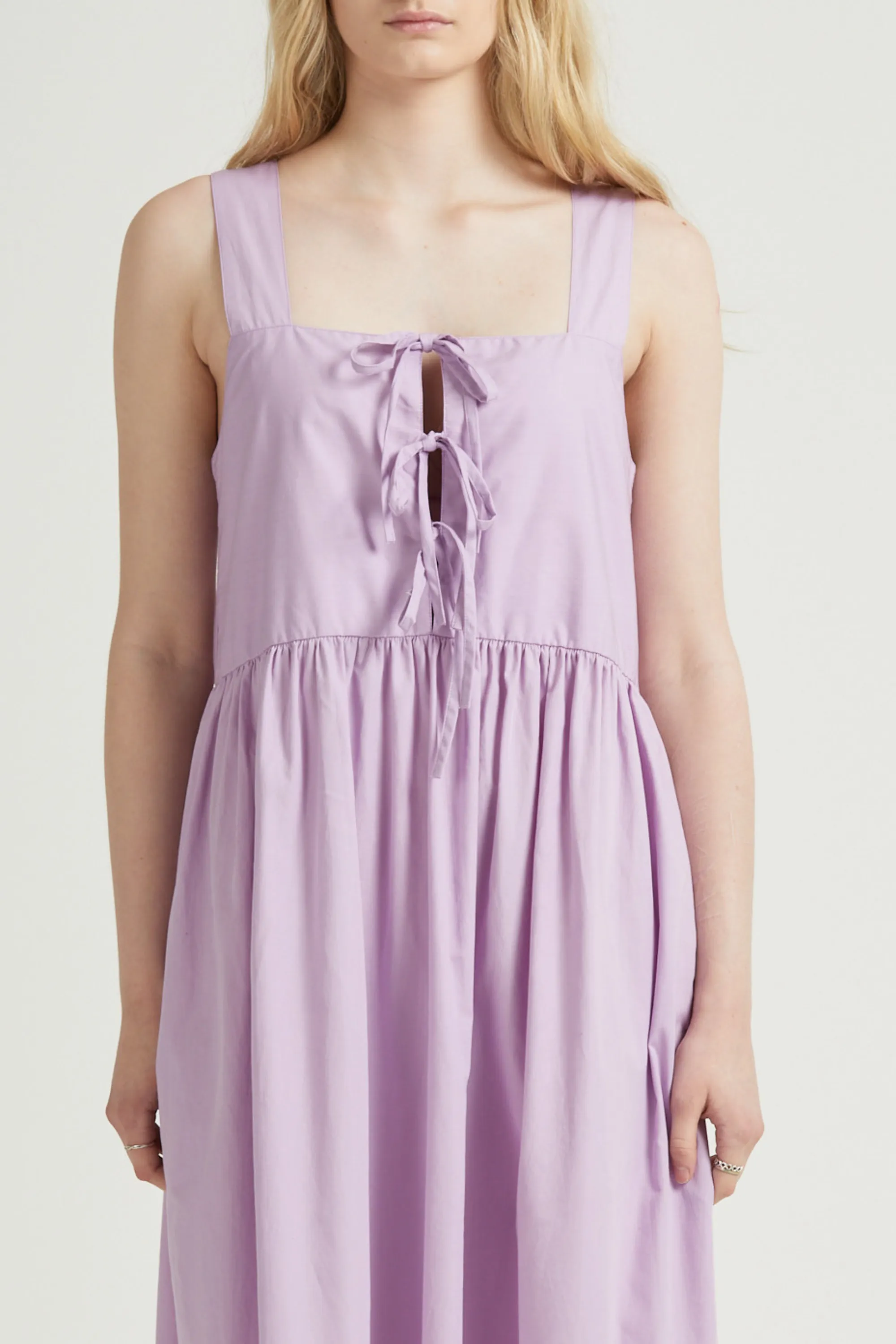 Poplin Tie Dress, Lotus sold by Handsom product image thumbnail 3