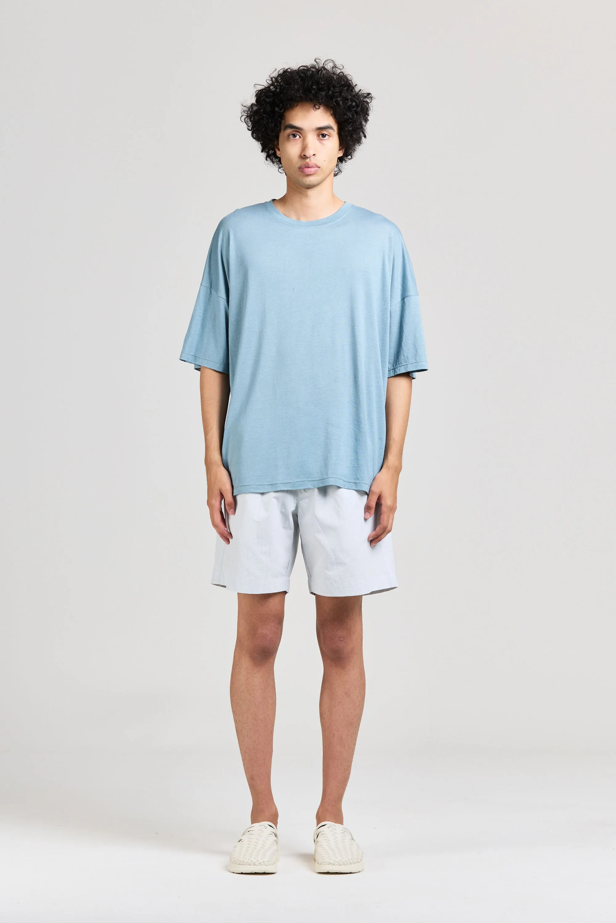Maxi Tee, Linen Jersey, Sky Blue sold by Handsom product image thumbnail 2