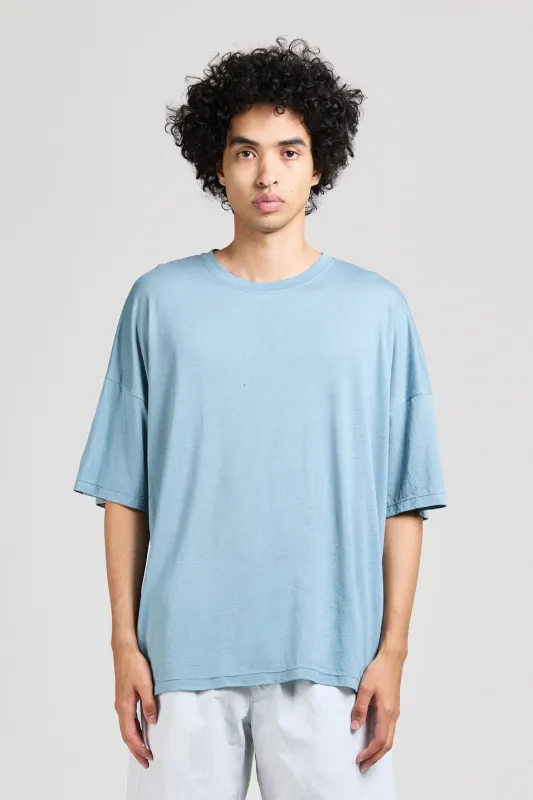 Maxi Tee, Linen Jersey, Sky Blue sold by Handsom