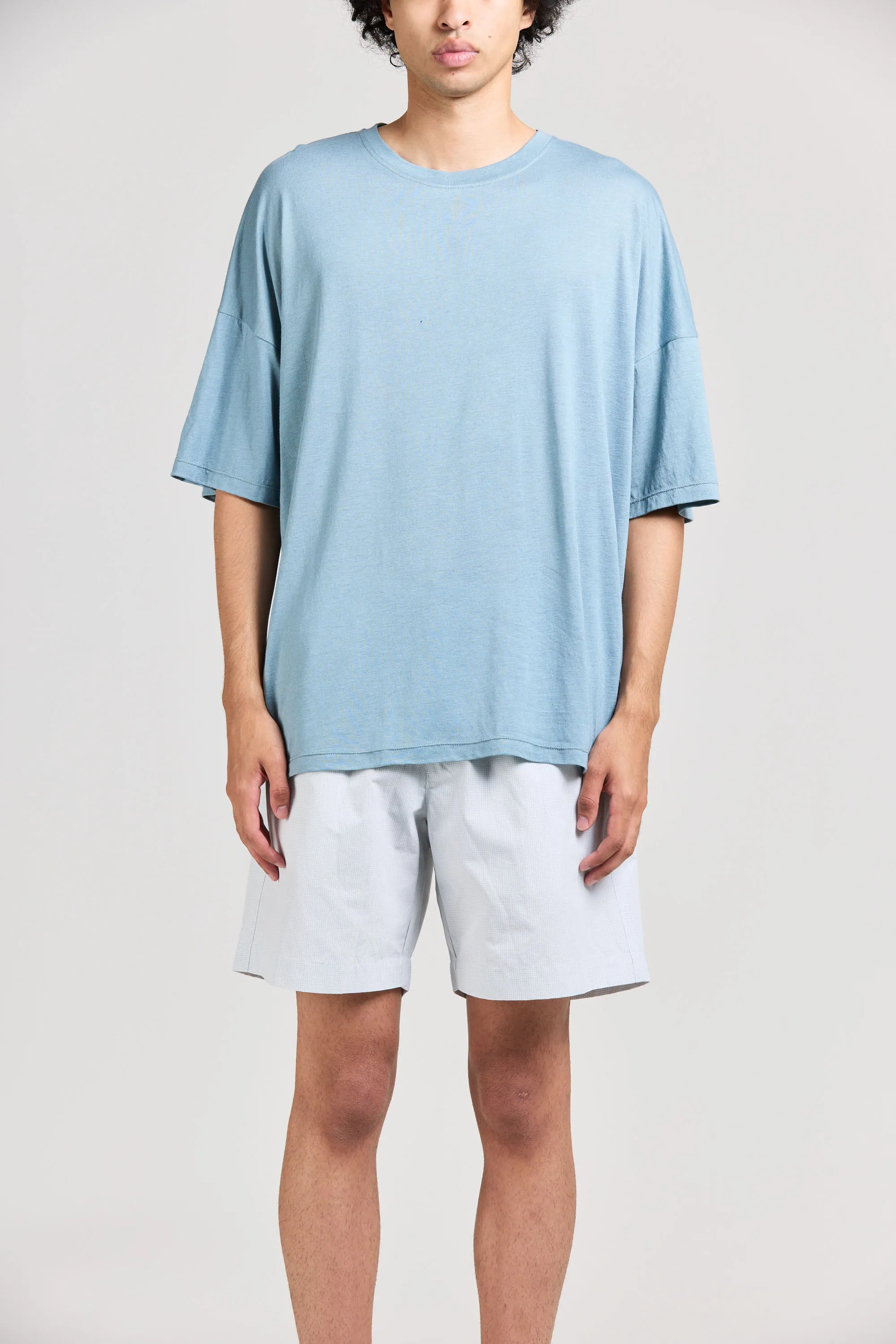 Maxi Tee, Linen Jersey, Sky Blue sold by Handsom product image thumbnail 3