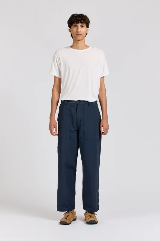 Wide Pant, Ripstop, Midnight sold by Handsom