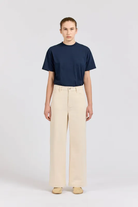 Women's Wide Leg Jean, Natural sold by Handsom