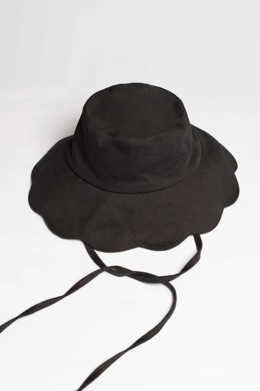 Wave Hat, Twill, Petrol made by Handsom