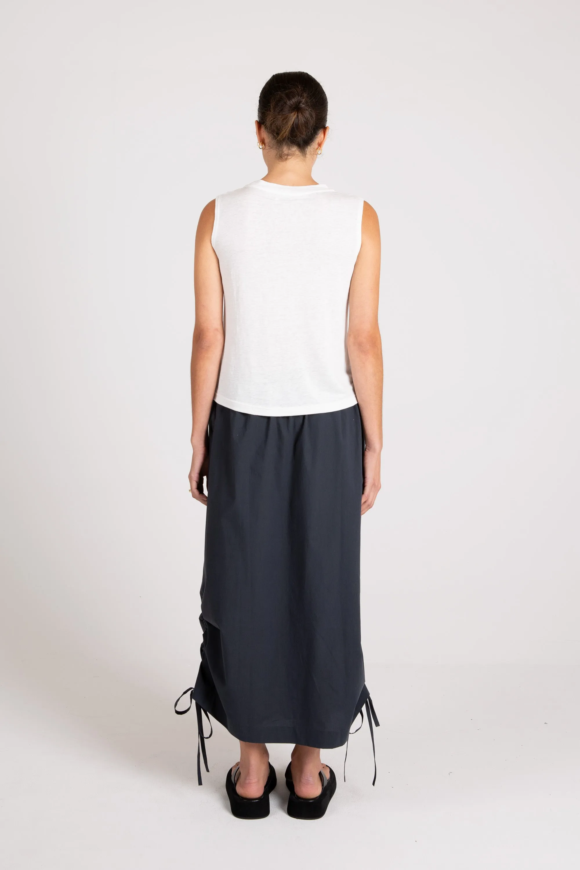 Pop Tank, Linen Jersey, White sold by Handsom product image thumbnail 3