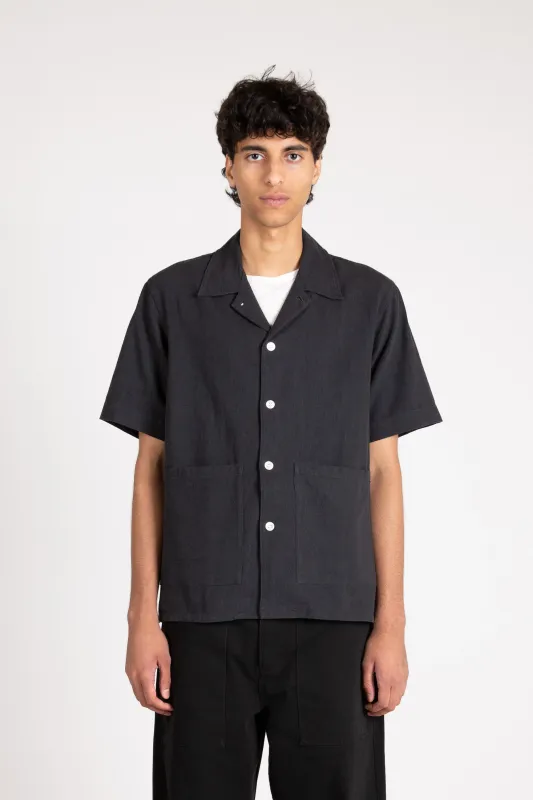Midwest Pocket Short Sleeve, Hachiko, Petrol sold by Handsom