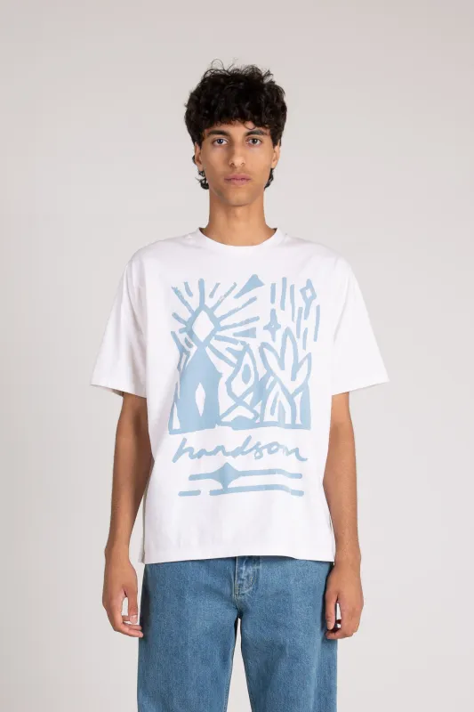 Handsom Frame Tee, Dusty Blue Print sold by Handsom