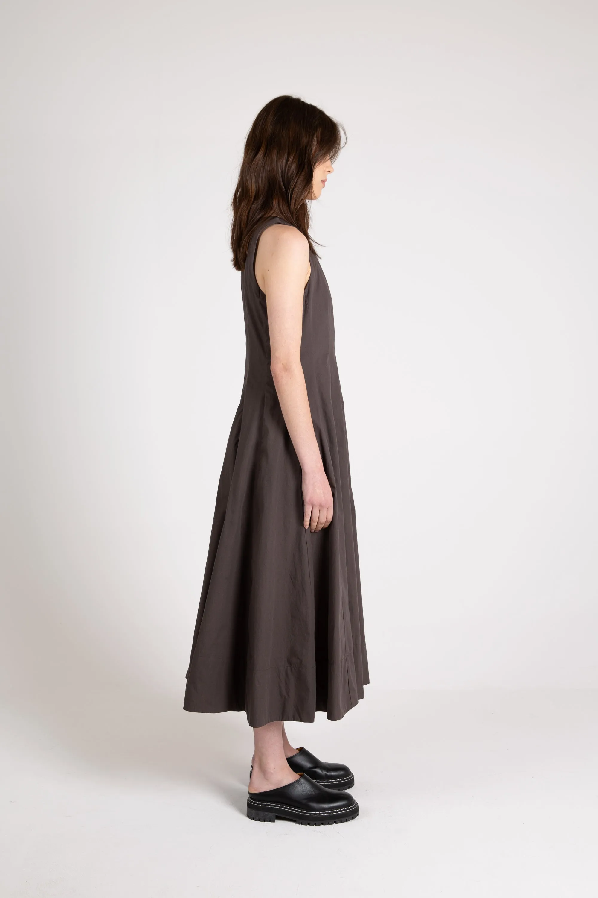 Arc Dress, Poplin, Espresso sold by Handsom product image thumbnail 4