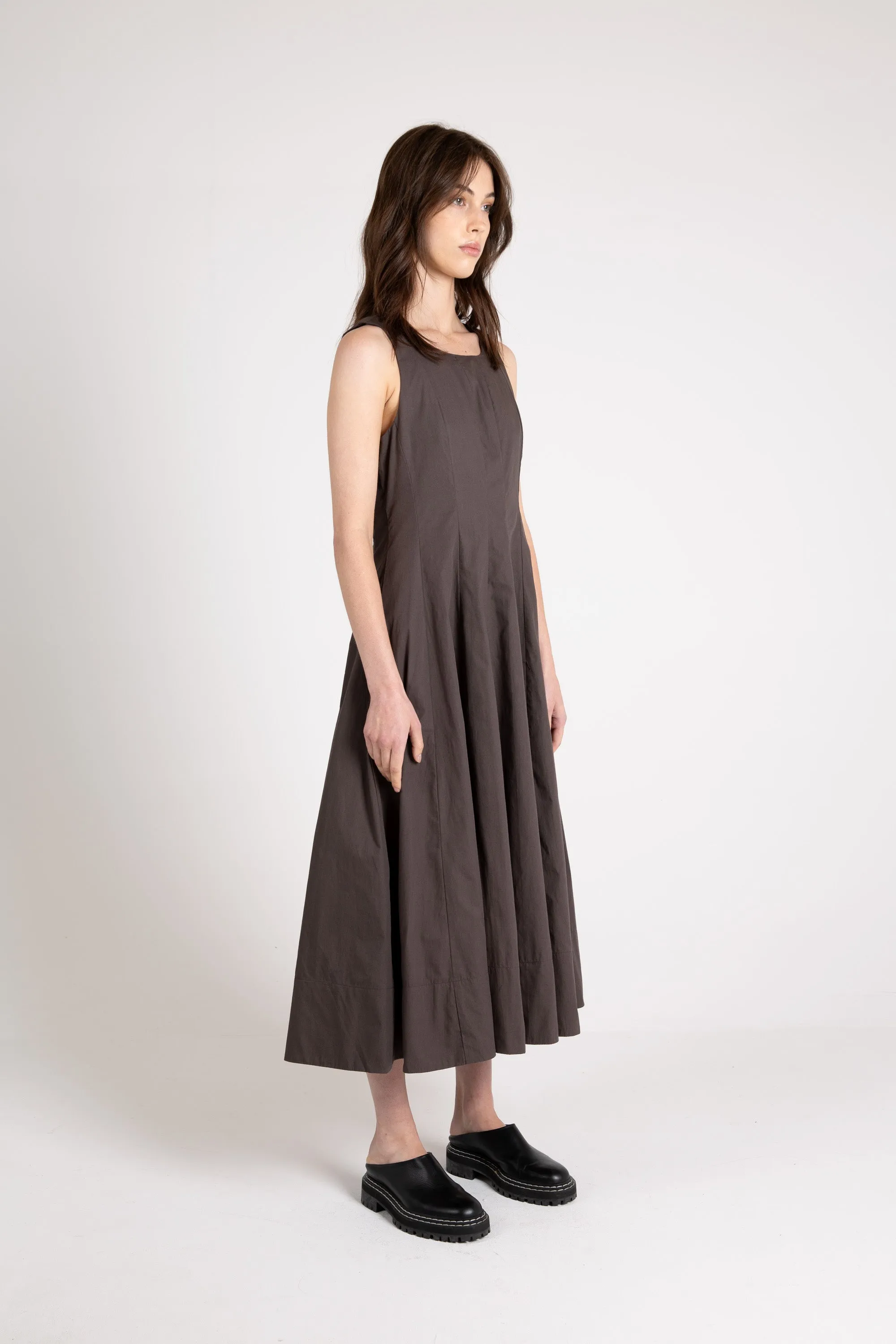 Arc Dress, Poplin, Espresso sold by Handsom product image thumbnail 3