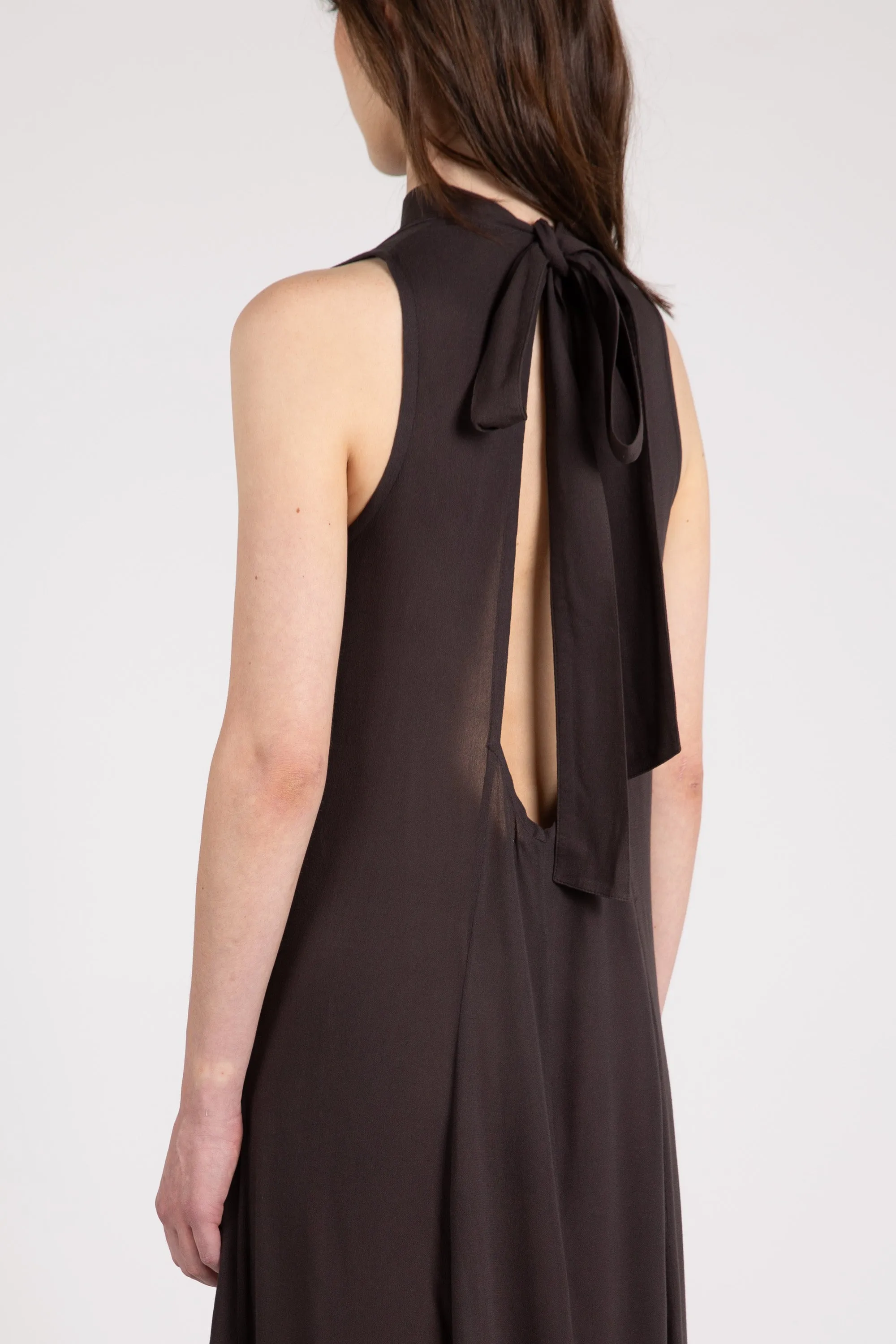Glide Maxi Dress, Espresso sold by Handsom product image thumbnail 5