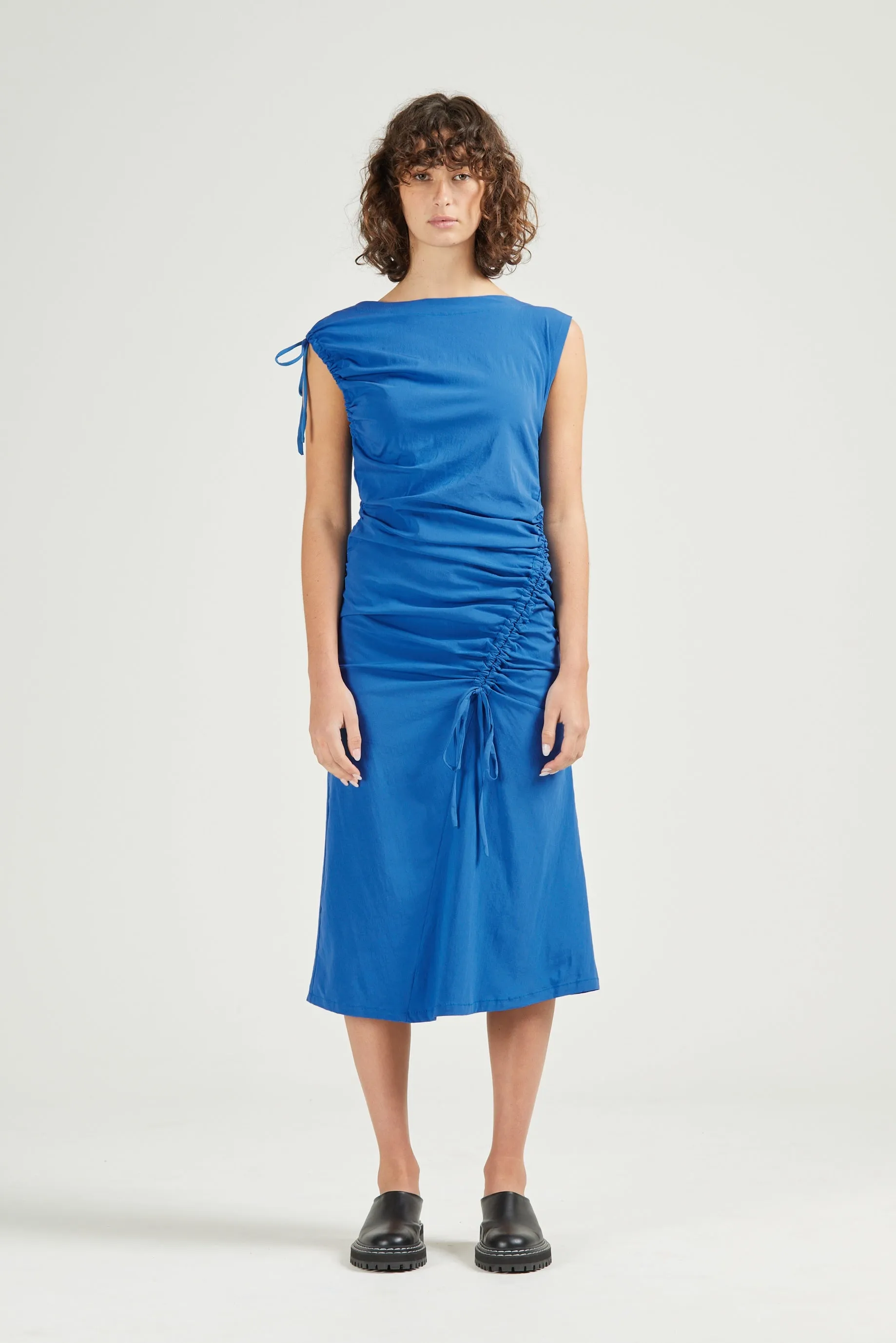 Asymmetric Dress, Cobalt sold by Handsom