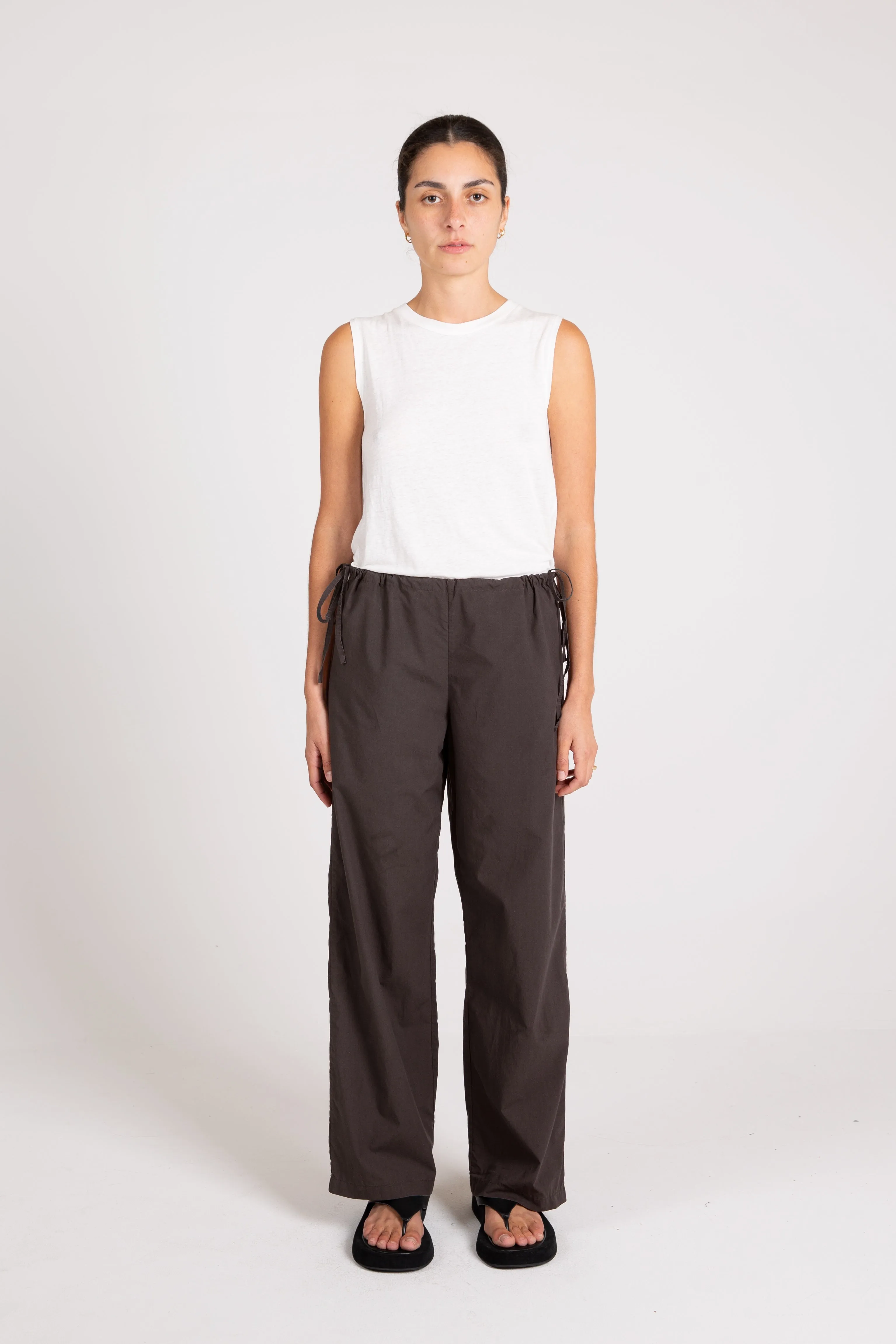 Loop Pant, Poplin, Espresso sold by Handsom