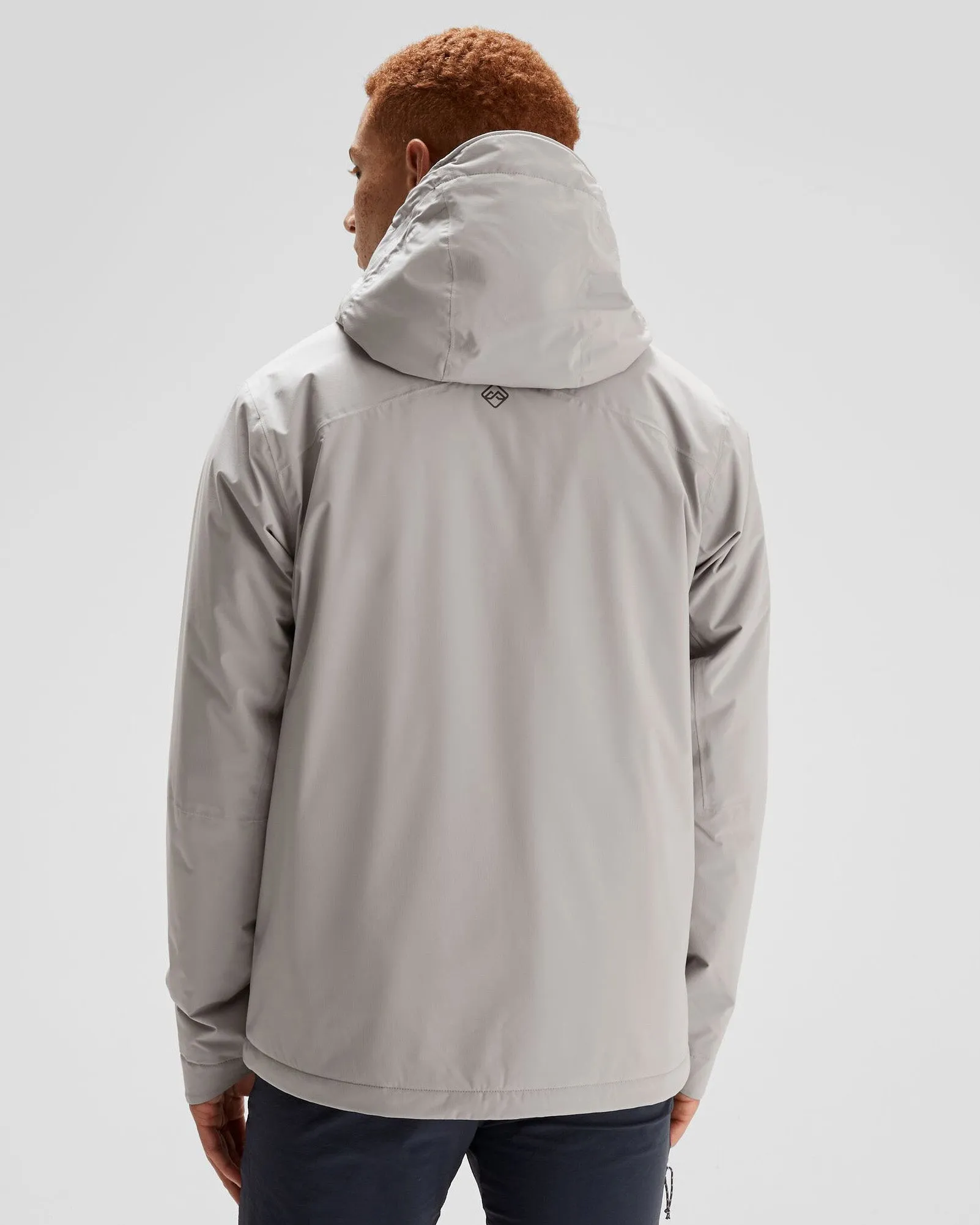 Men's Trailhead 2L Insulated Rain Jacket - Steel Grey sold by Kathmandu Outdoor product image thumbnail 4
