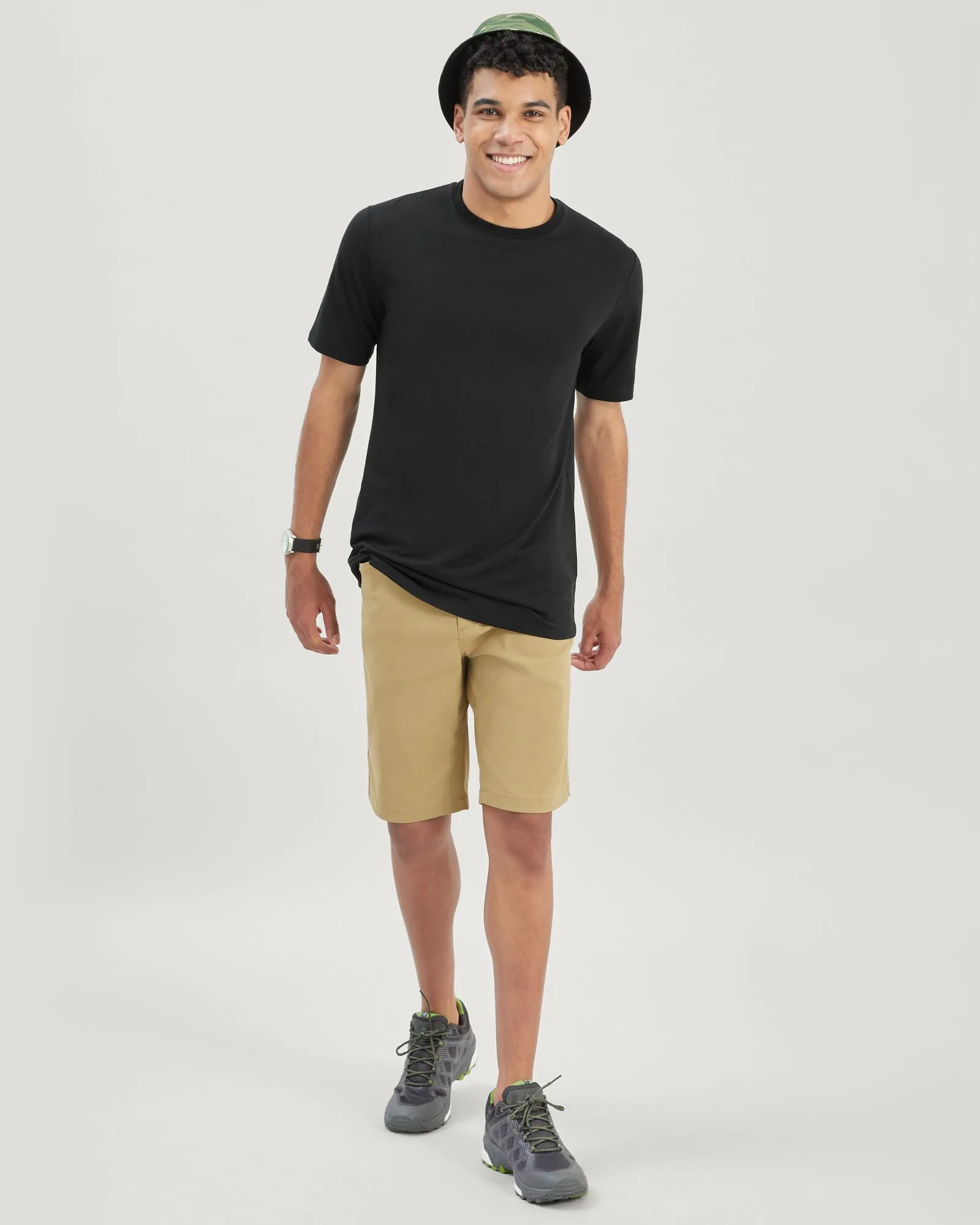 Men's 100% Merino T-shirt - Black sold by Kathmandu Outdoor product image thumbnail 2